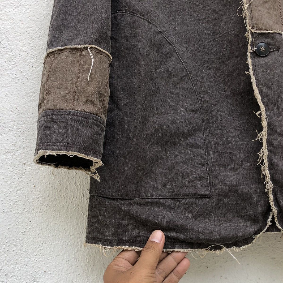 Japanese Brand Vintage Field Town Plus Patchwork Distressed Design Jacket Size US L / EU 52-54 / 3 - 8 Thumbnail