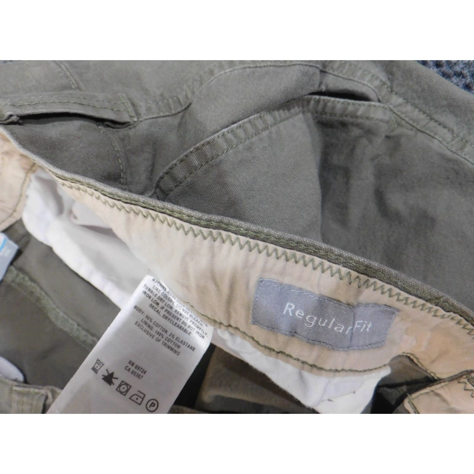 Vintage Columbia Pants Mens 40x30 Green Outdoors Hiking Regular Fit Fishing Hunting Chino Straight Pockets Mens Size US 40 / EU 56 - 6 Thumbnail