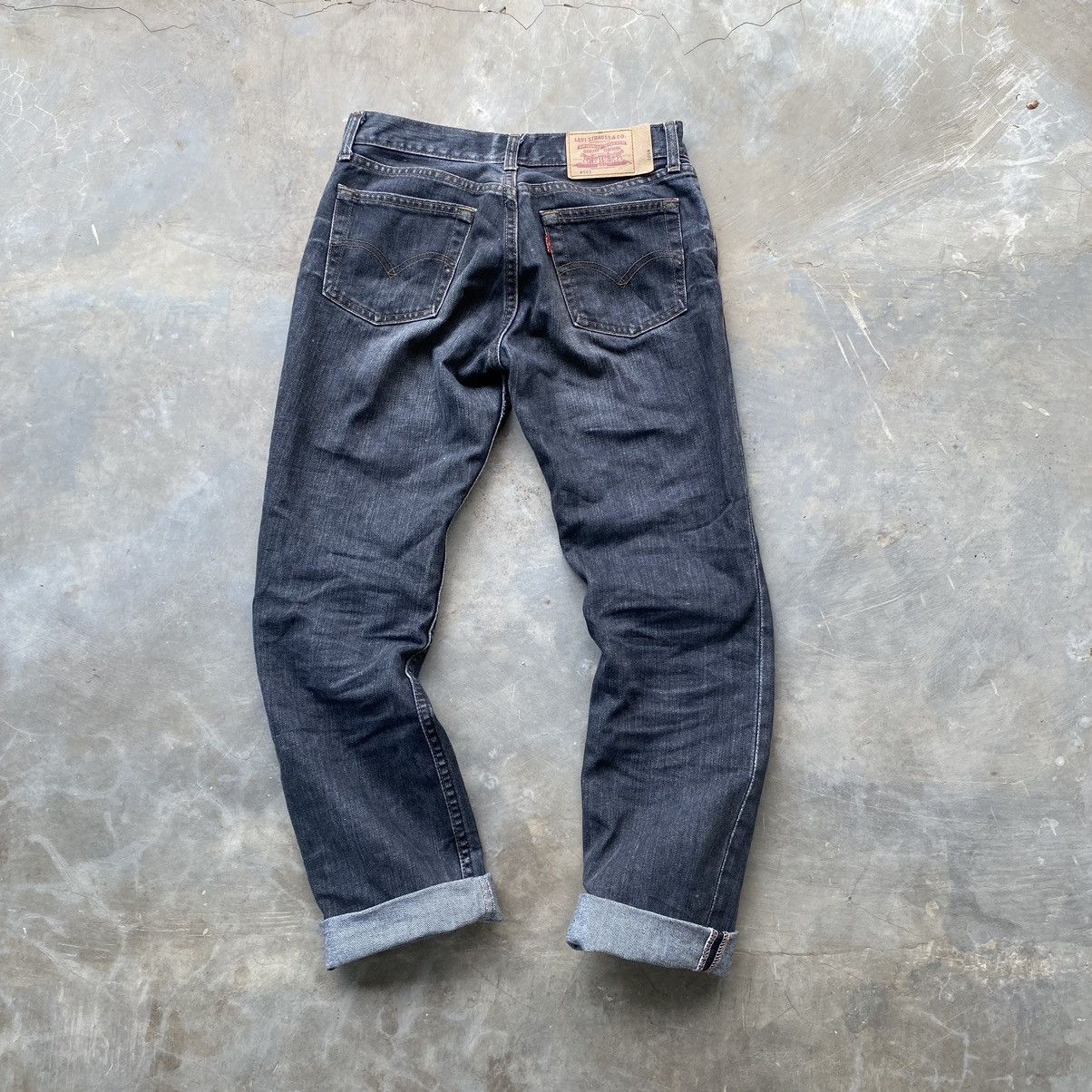 If Six Was Nine × Japanese Brand Levis 503 japanese long pants denim y2k syle unisex Size 29" - 2 Thumbnail