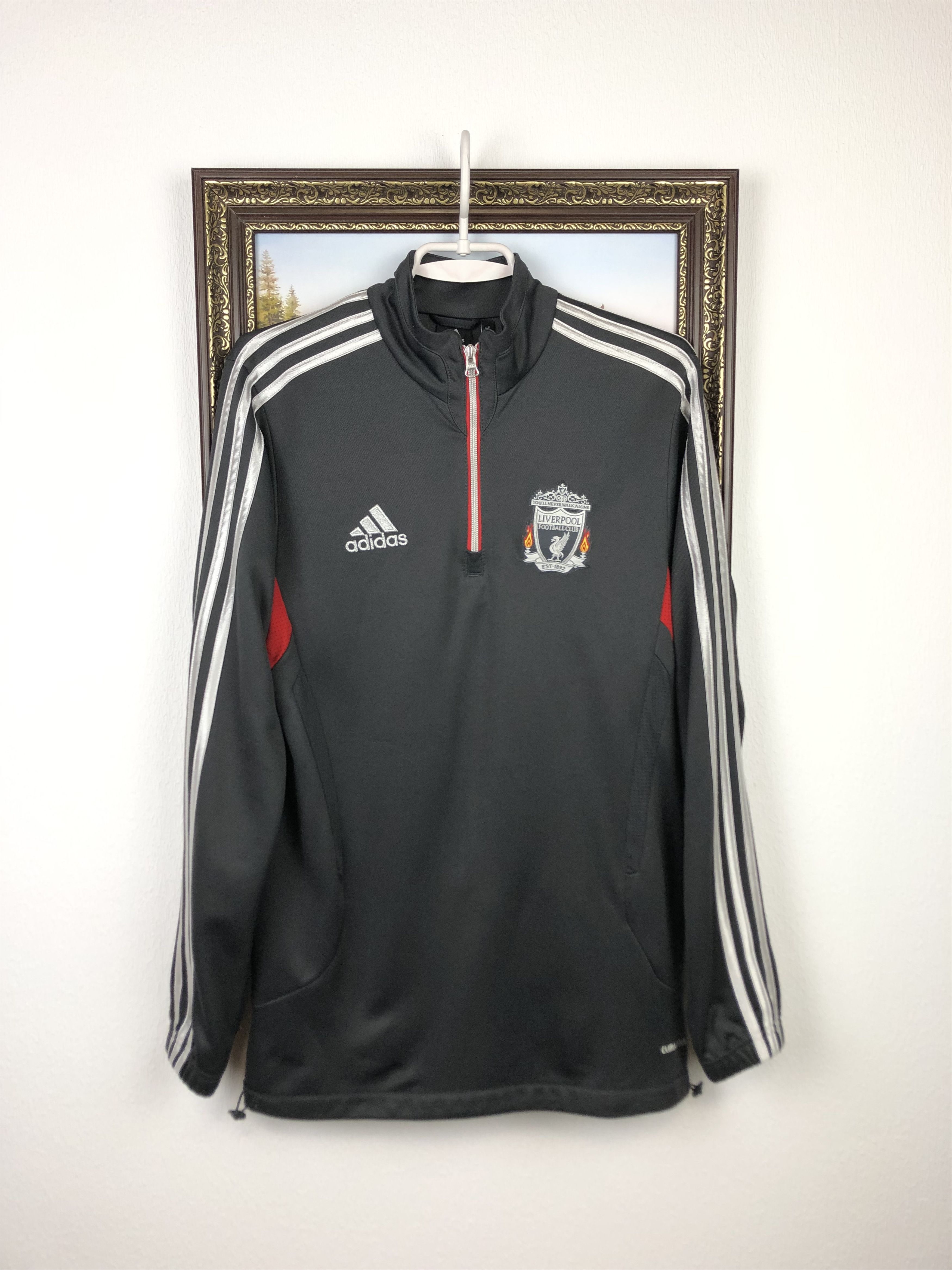 Adidas Vintage Liverpool Football Jacket Soccer Sweatshirt Track Size US S / EU 44-46 / 1 - 1 Thumbnail