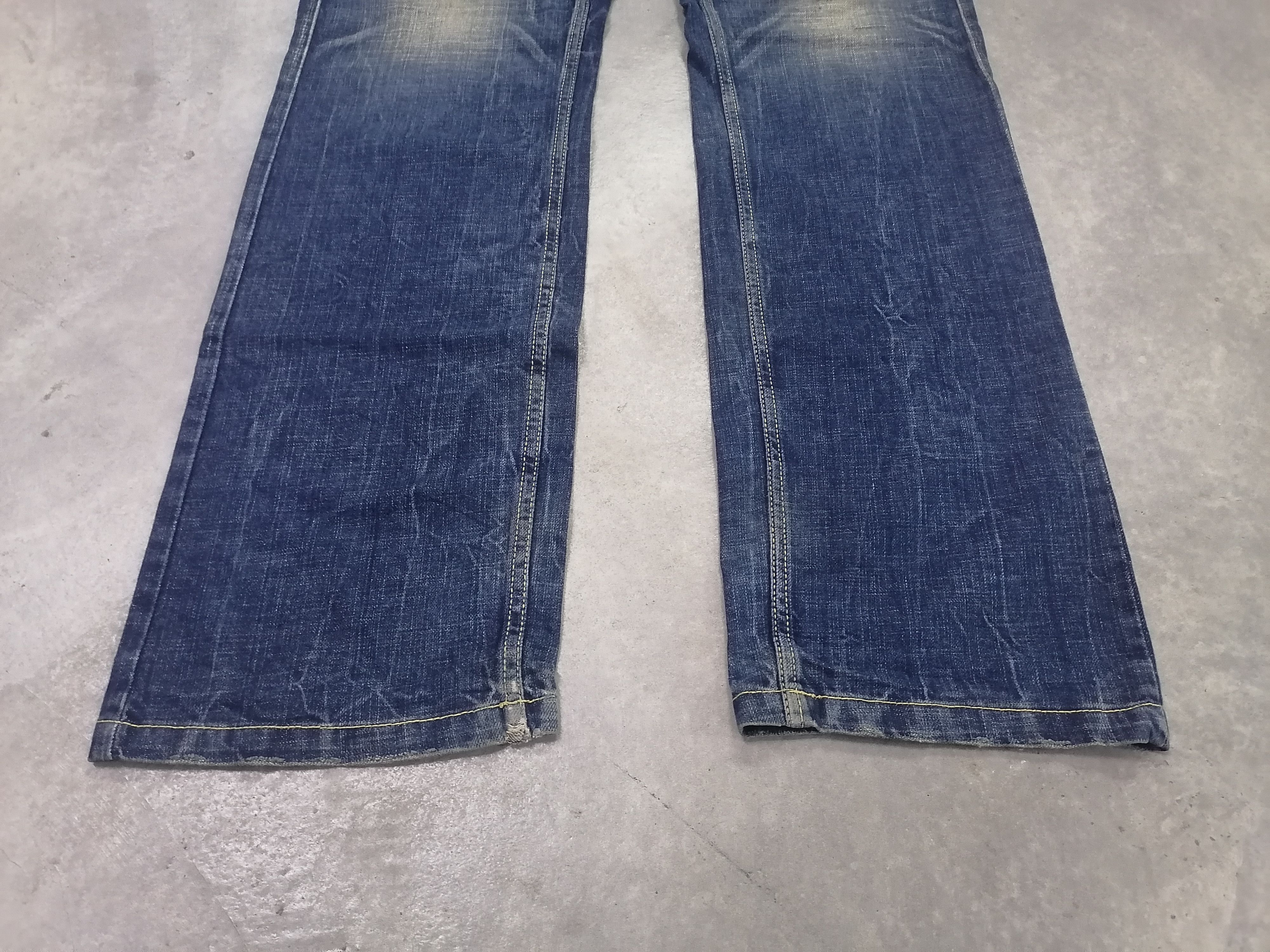 Red Pepper Gold Label Claw Mark Distressed Denim Pants