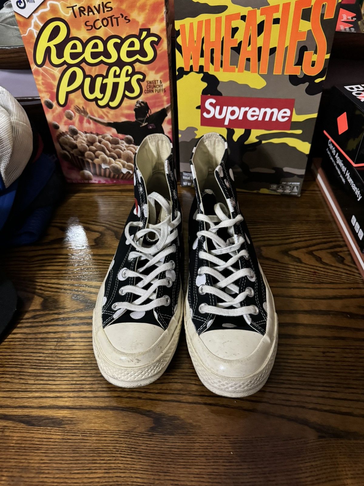 Comme des Garcons × Converse CDG Polka Dot Converse Size US 7 / EU 40 - 2 Thumbnail