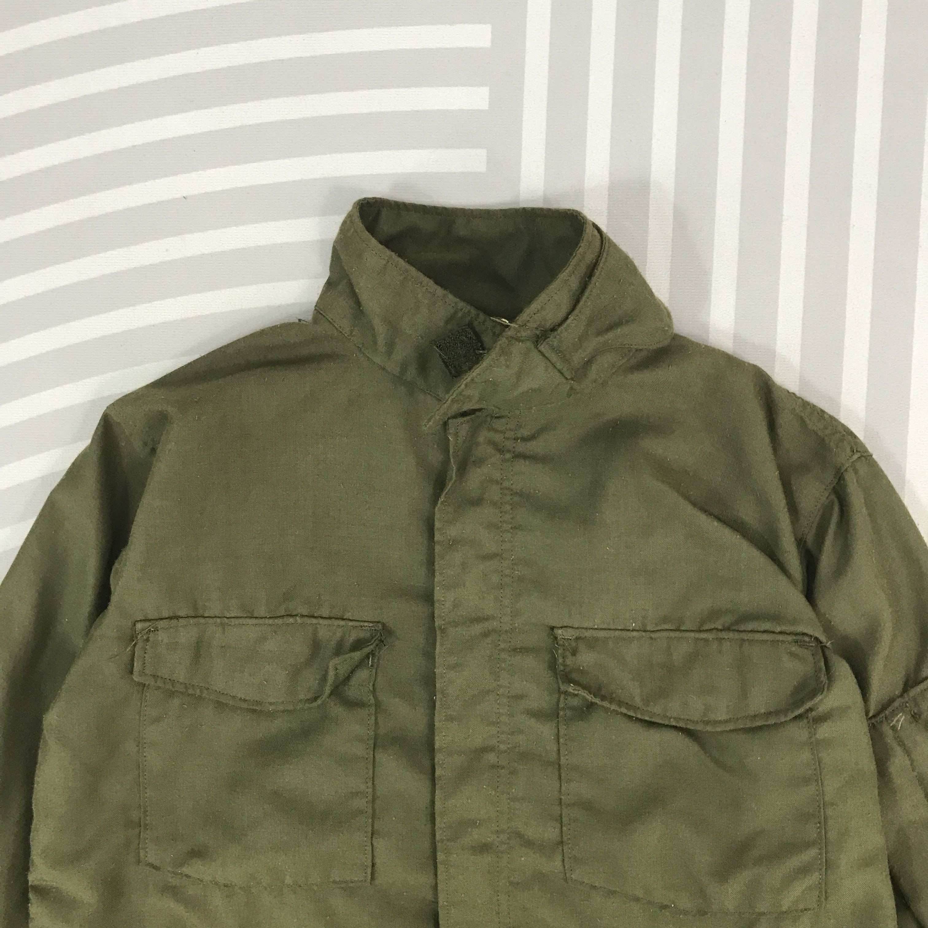 Vintage Vintage 80s Army military DSA 100 OG 107 M65 Style Jacket Size US L / EU 52-54 / 3 - 2 Thumbnail