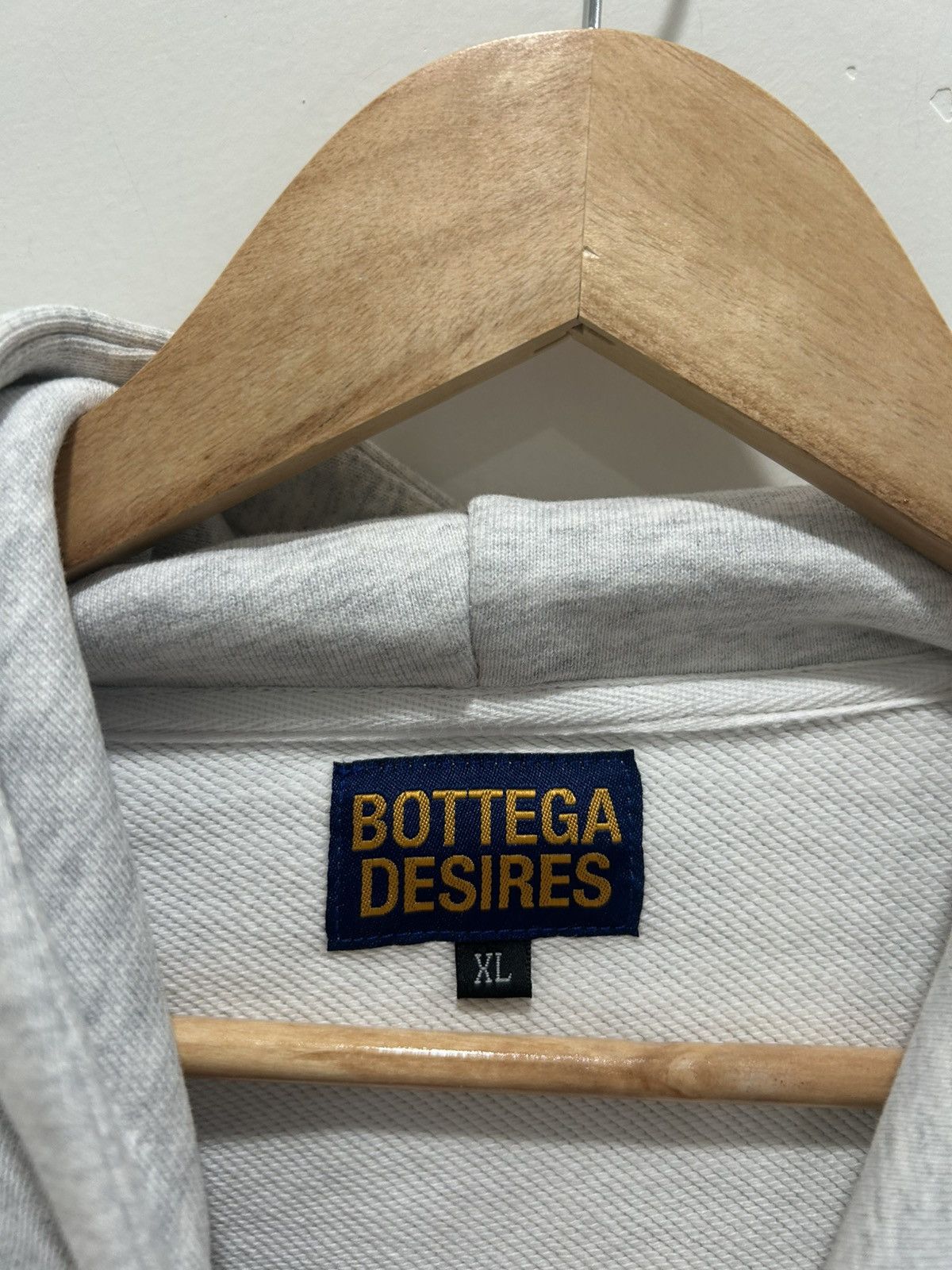 Bottega Desires Bottega desires Grey Logo zip up Size US XL / EU 56 / 4 - 4 Thumbnail