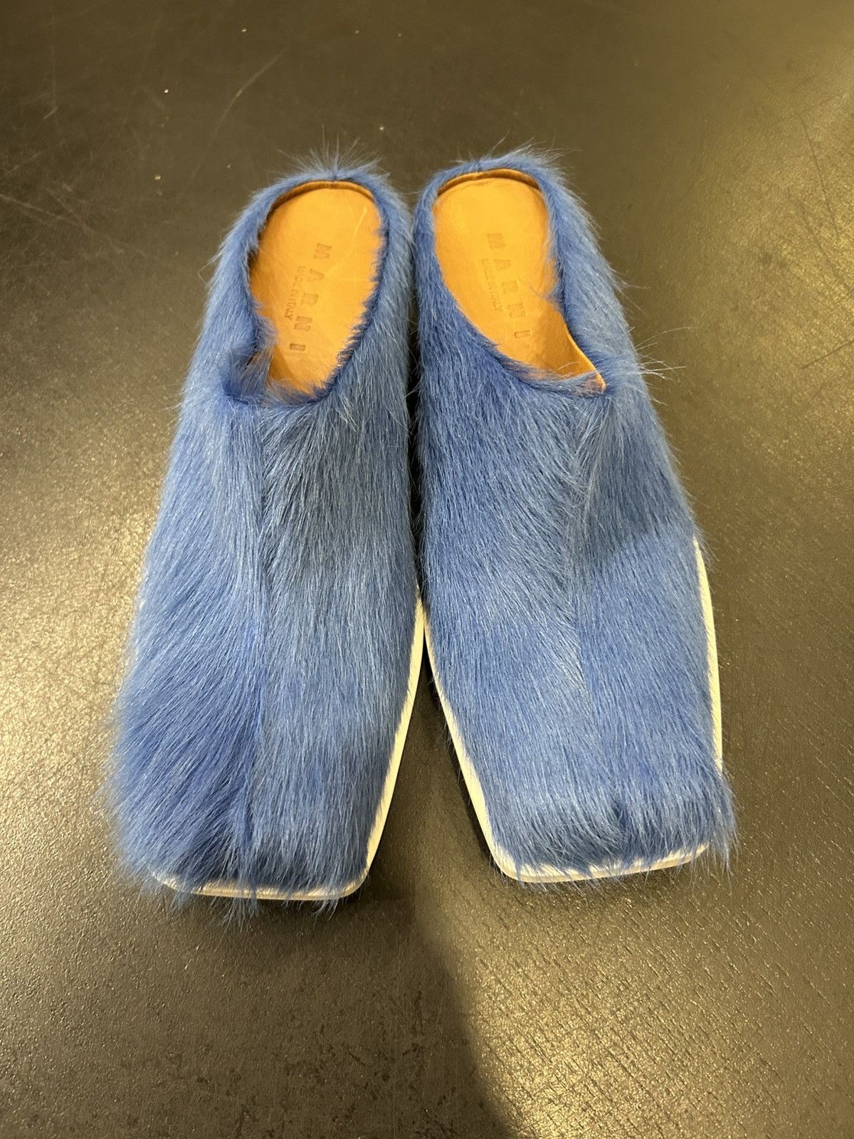 Marni Marni Mohair Slip On Loafer - Blue Size US 12 / EU 45 - 7 Thumbnail