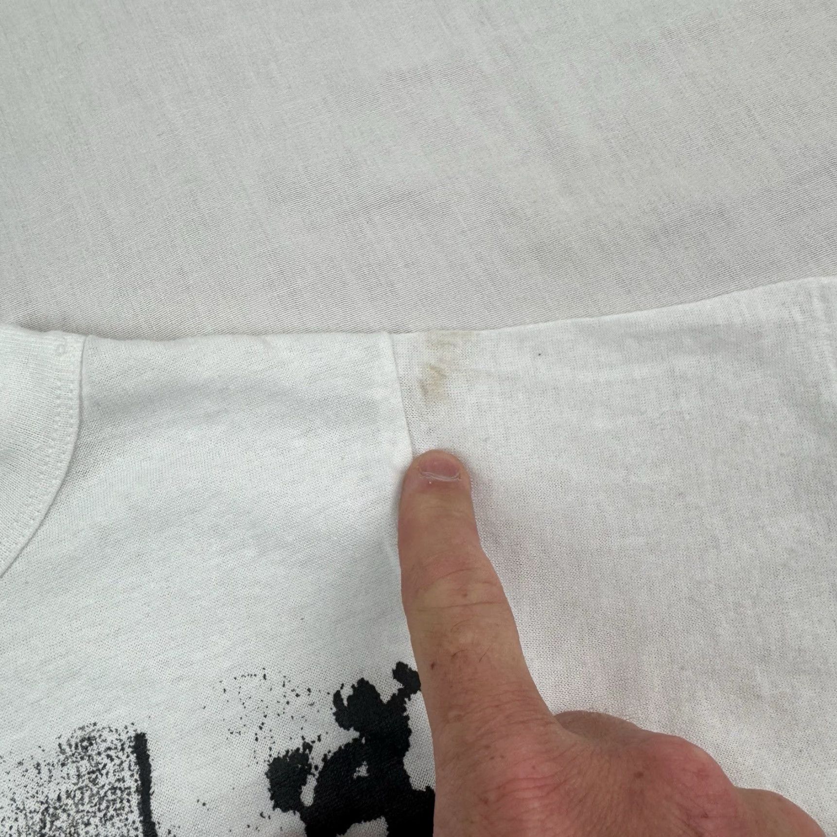 Vintage VINTAGE Tianamen Square Remembered T Shirt Adult Small White 80s Paper Thin Mens T-Shirt 80s White Short Sleeve Crew Neck Size US S / EU 44-46 / 1 - 4 Thumbnail