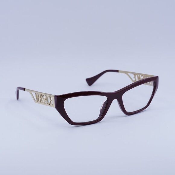 Versace 🕶️ New Versace VE3327U 5381 Eyeglasses - Bordeaux Frame Size ONE SIZE - 9 Thumbnail