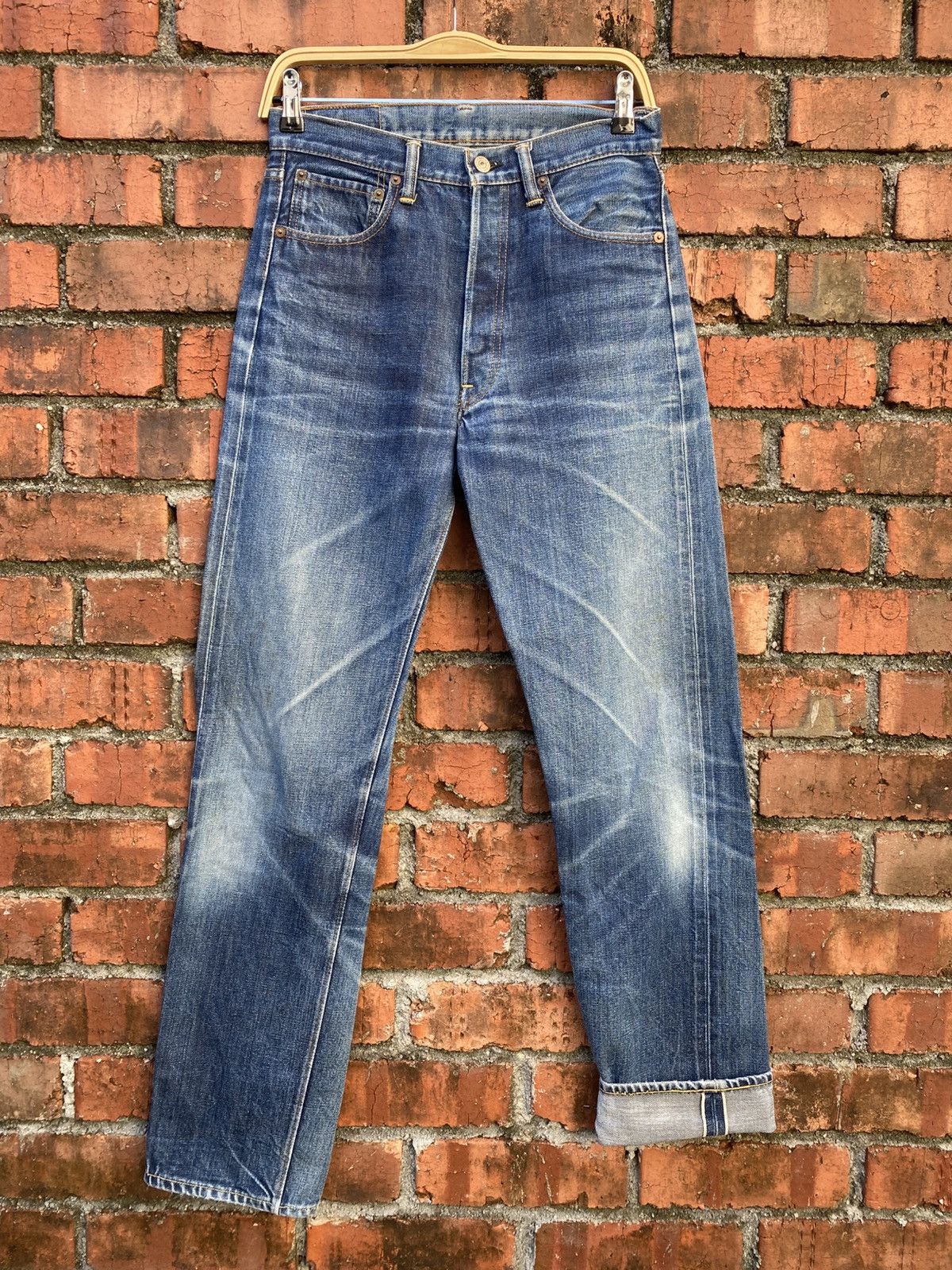Warehouse W29x32 warehouse redline distressed denime Size 29" - 1 Thumbnail