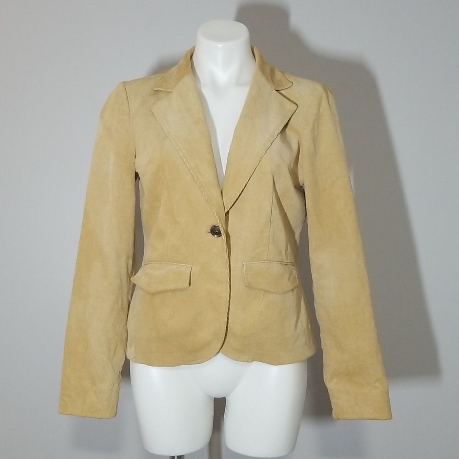 Lyle & Scott Lyle & Scott Scotland Tan Corduroy Blazer Jacket Size M / US 6-8 / IT 42-44 - 1 Thumbnail