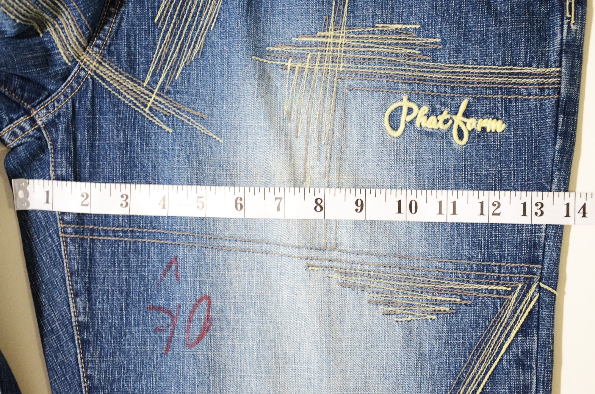 Phat Farm [Mark Stain] Loose Fit 90s Streetwear Factory Sample Size US 34 / EU 50 - 16 Thumbnail
