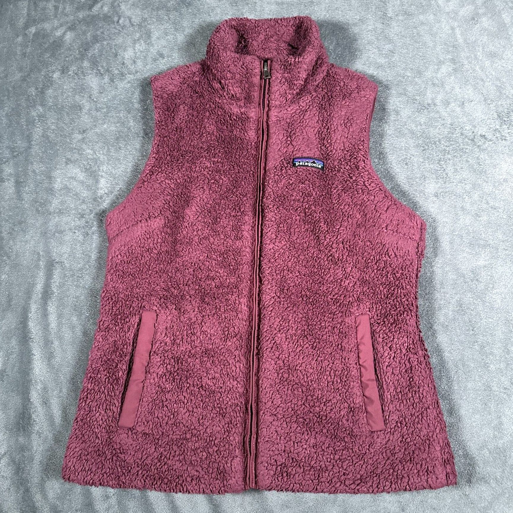 Patagonia Patagonia Los Gatos Vest Womens Med Dusty Purple Deep Pile Teddy Shaggy Sherpa Size M / US 6-8 / IT 42-44 - 2 Thumbnail