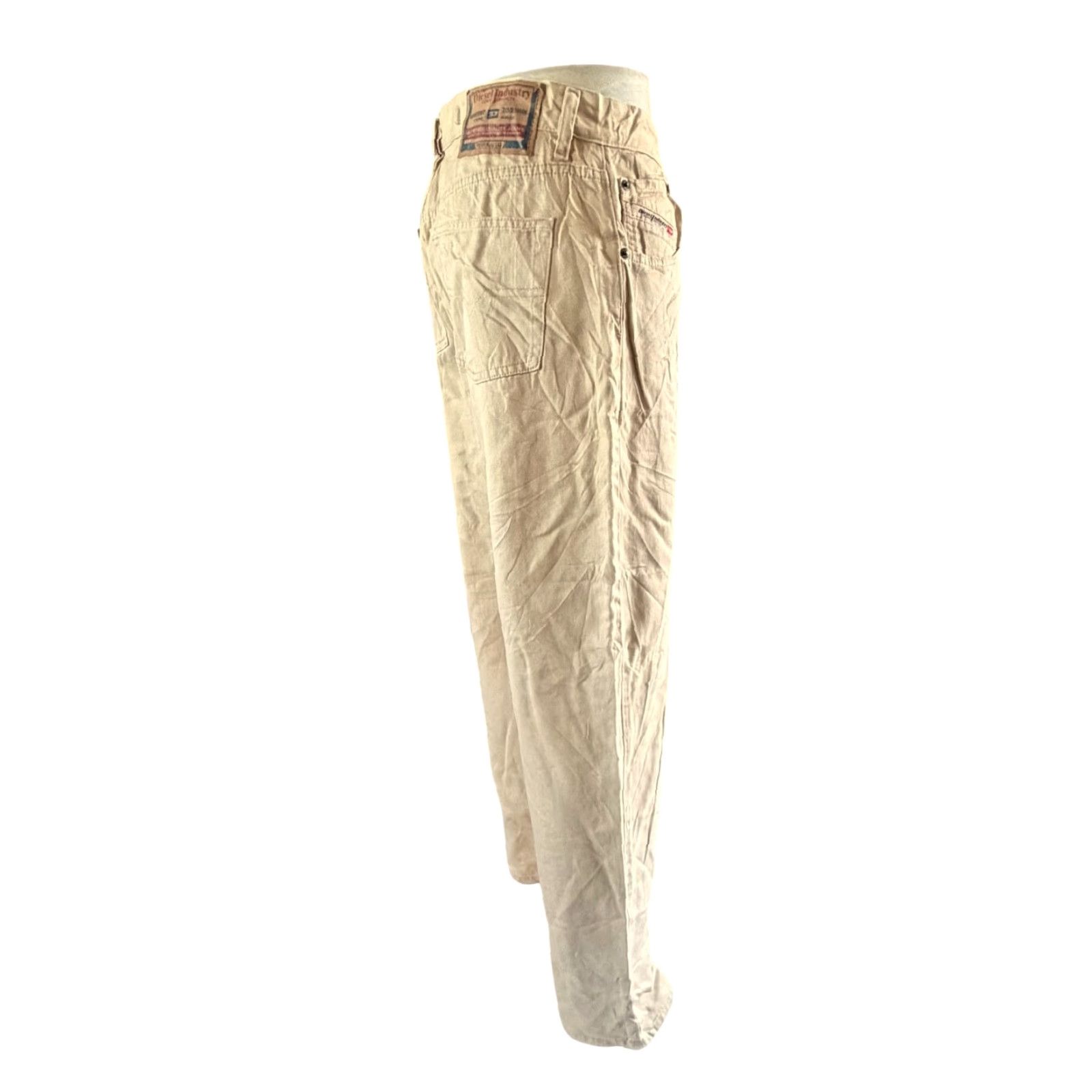 Diesel DIESEL Industry “Cheyenne” Denim Jeans 34 L32 Beige Made in Italy Size US 34 / EU 50 - 6 Thumbnail