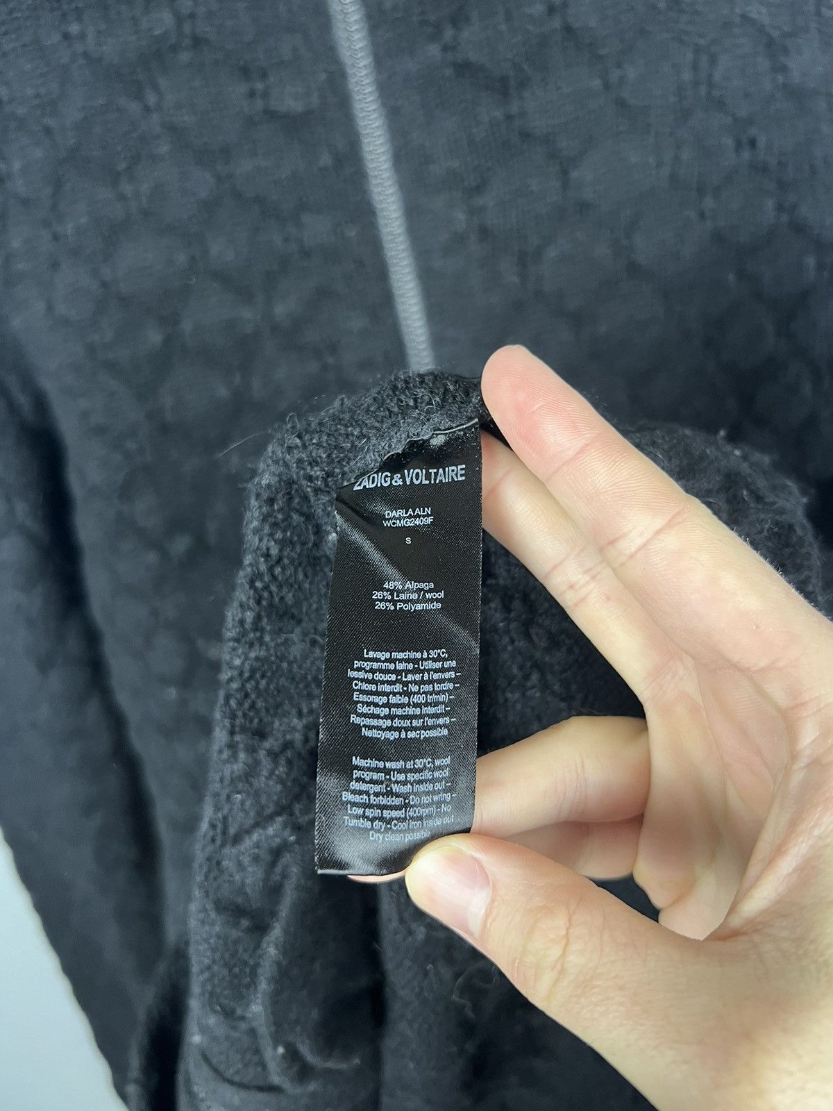 Zadig & Voltaire Zadig & Voltaire Alpaca / Wool Luxury Long Cardigan Sweater Size S / US 4 / IT 40 - 9 Thumbnail