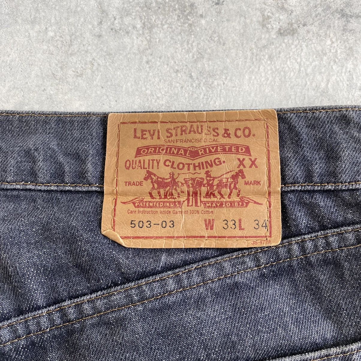 Levi's Vintage 1993 Levis 503 Ash Grey Denim Jeans Size US 32 / EU 48 - 21 Thumbnail