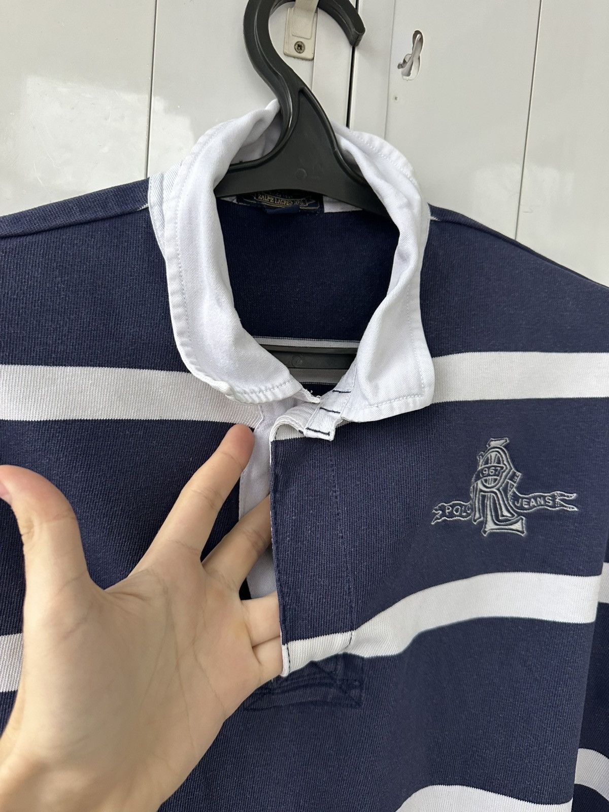 Polo Ralph Lauren Vintage Polo Ralph Lauren Rugby Sweatshirt “R” Logo Size US XL / EU 56 / 4 - 12 Thumbnail