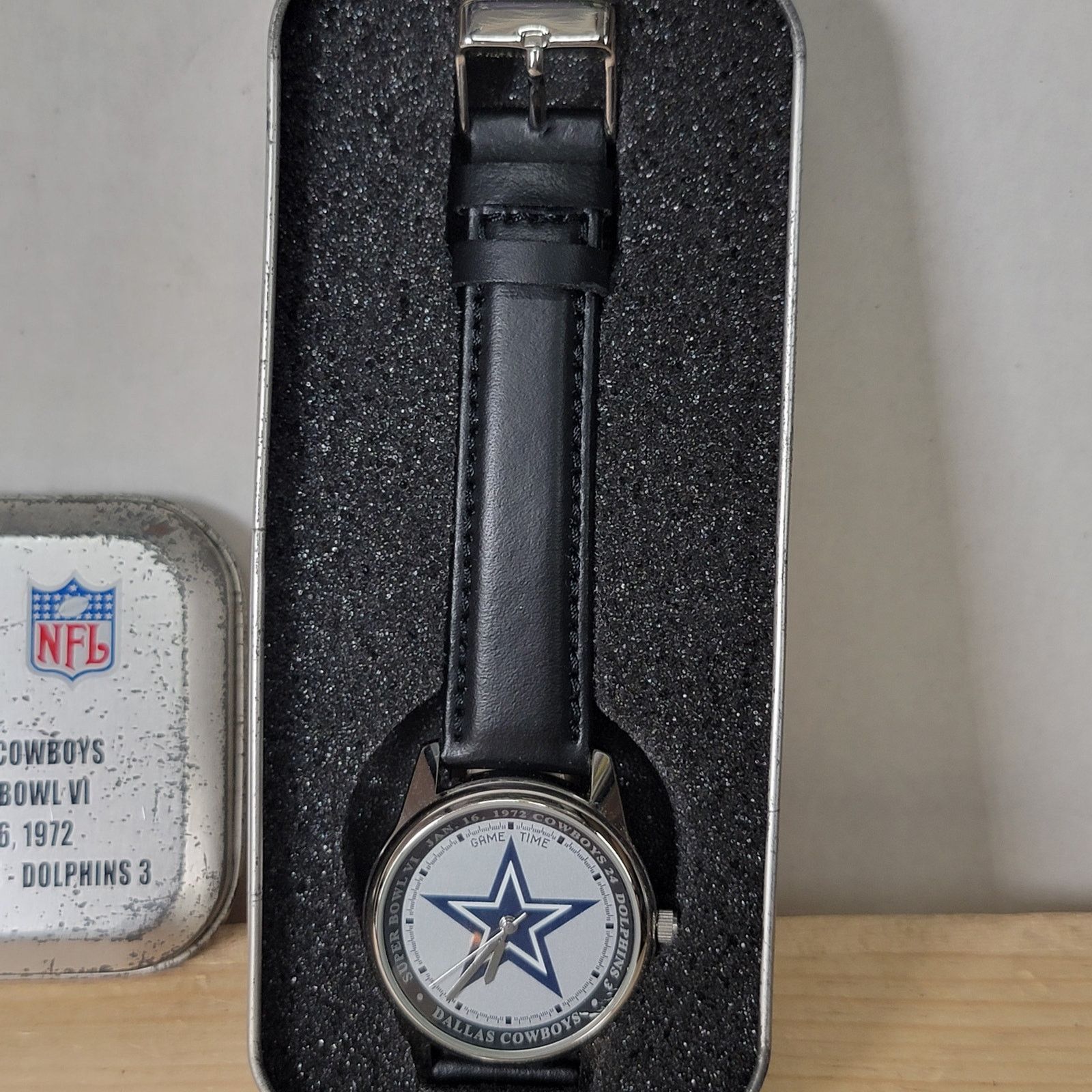 Other VTG Dallas Cowboys Super Bowl VI Watch w/ Leather Ban (1972) Size ONE SIZE - 2 Thumbnail