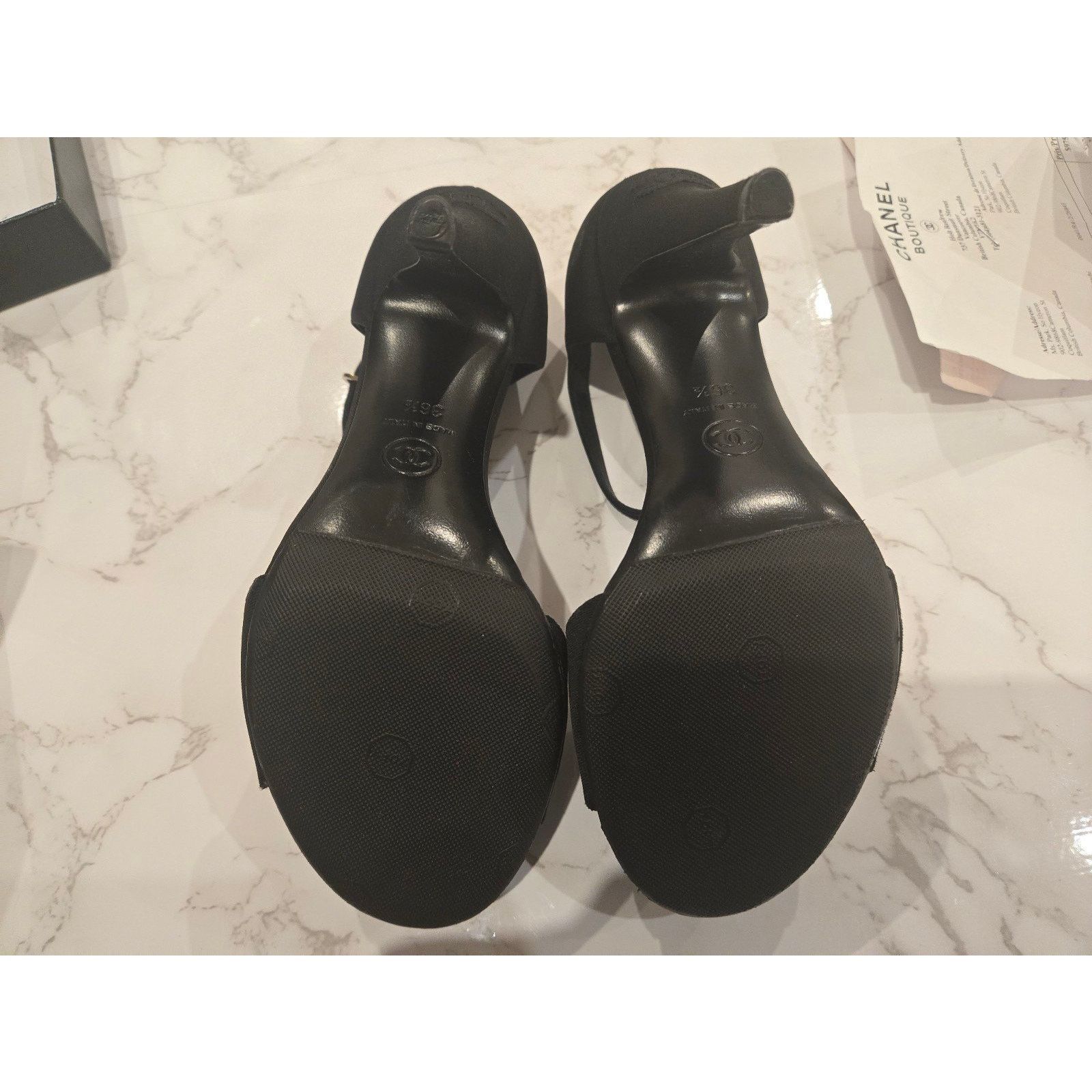 Chanel Authentic CHANEL open toe sandal shoes size 36.5 Size US 6.5 / IT 36.5 - 9 Thumbnail