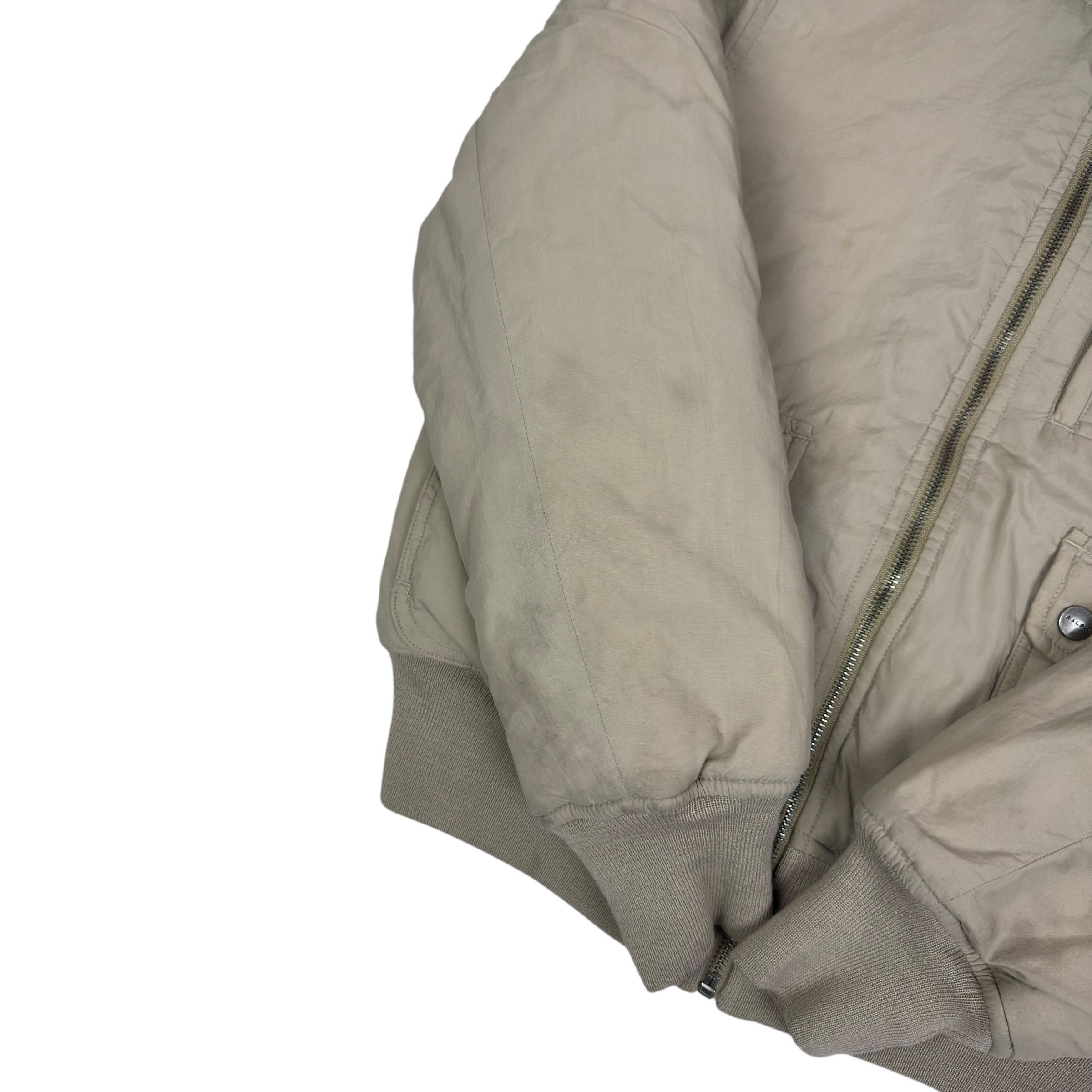 Ralph Lauren Ralph Lauren beige Long Sleeve Hooded Full Zip Jacket XS Size XS / US 0-2 / IT 36-38 - 9 Thumbnail
