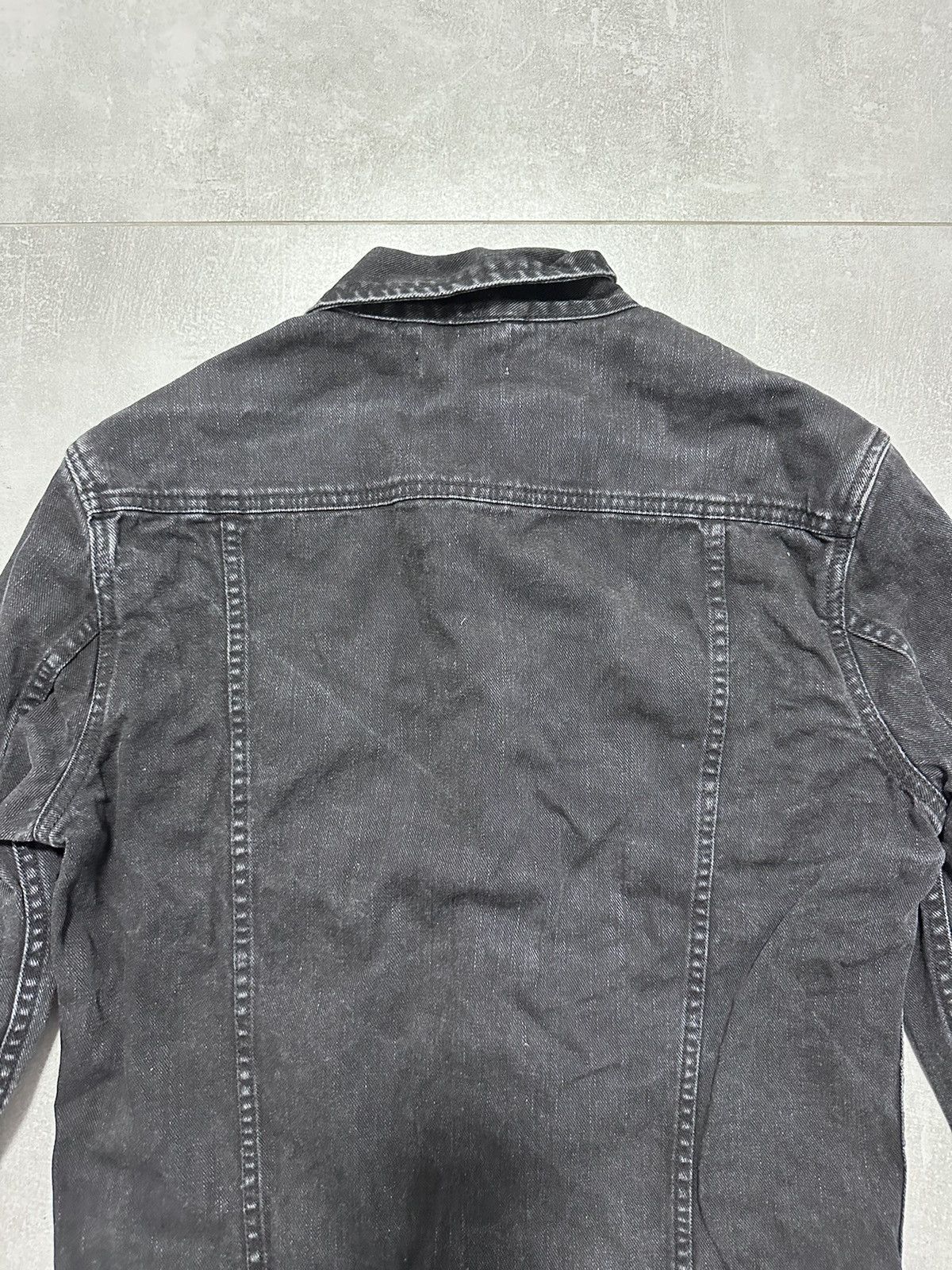 Allsaints × Vintage AllSaints Denim Jacket Black Vintage Size M Size US M / EU 48-50 / 2 - 4 Thumbnail