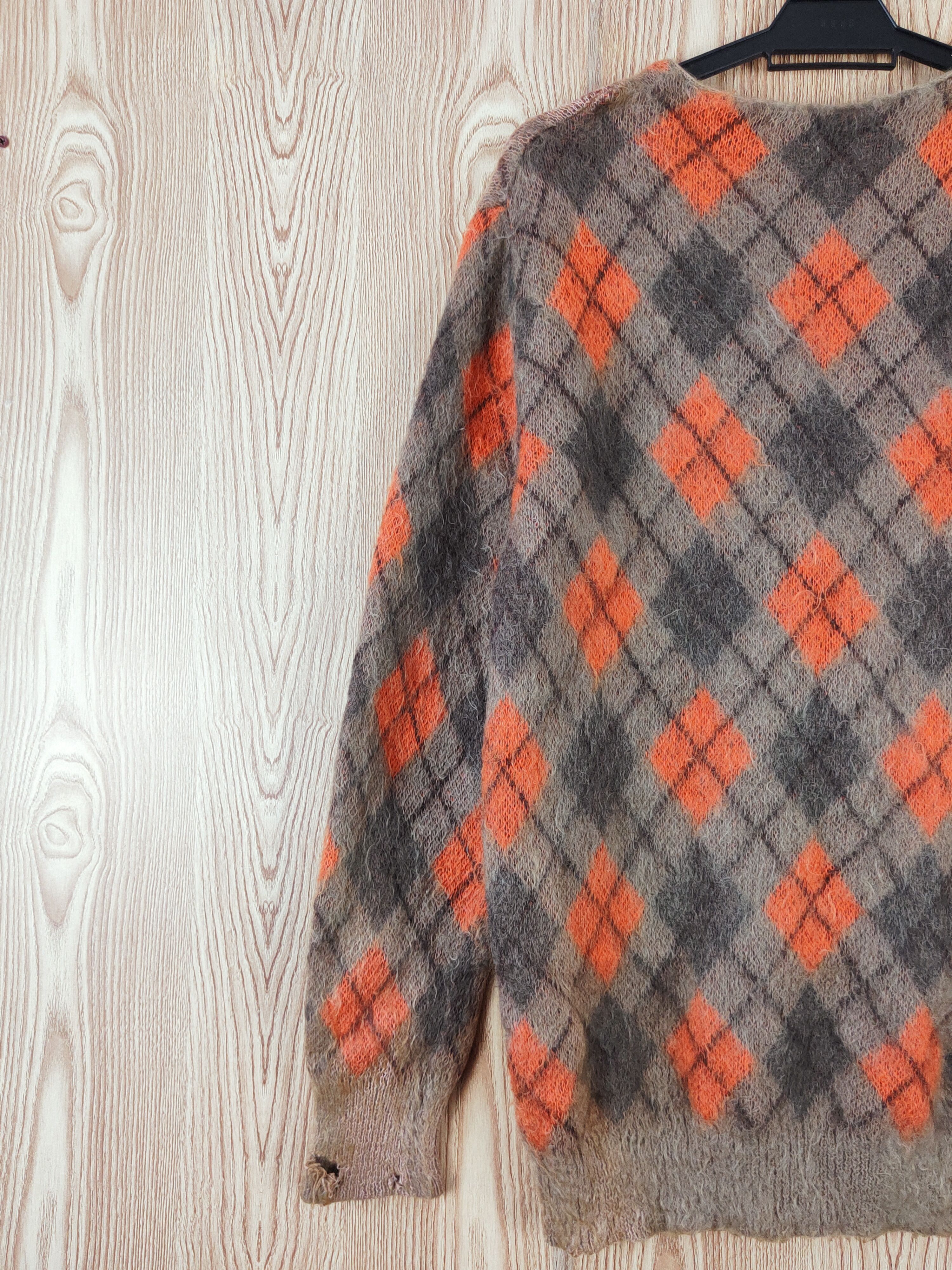 Japanese Brand World Wide Love! Brown Knitwear Cardigan #W819 Size M / US 6-8 / IT 42-44 - 9 Thumbnail