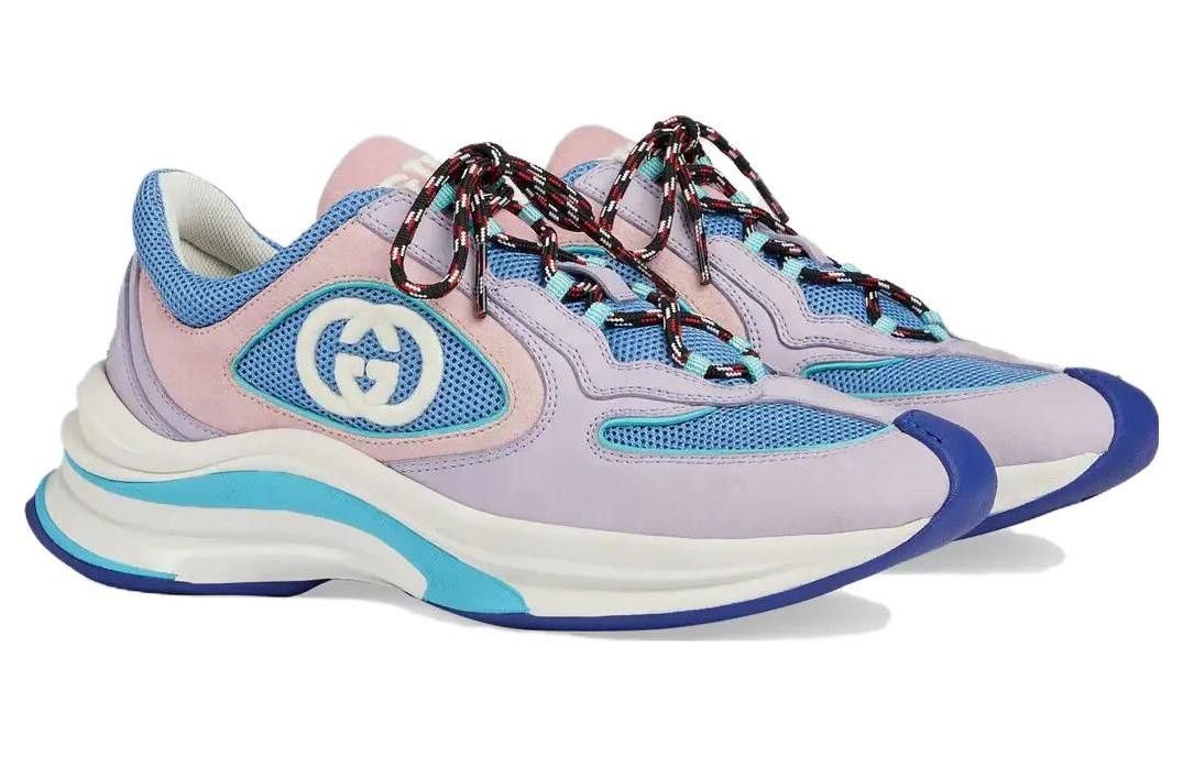 Gucci o1s1wg110225 Women's Gucci Run Sneakers in Multicolor Size US 6 / IT 36 - 3 Thumbnail