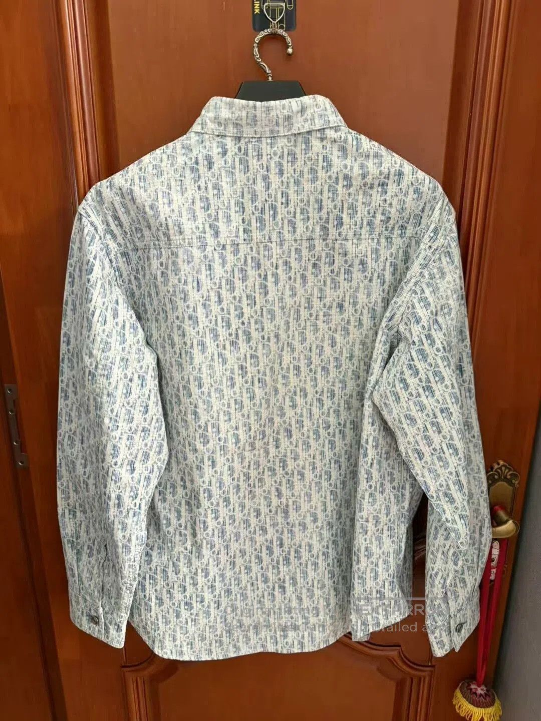 Dior dior blue and white logo denim shirt. Size US M / EU 48-50 / 2 - 3 Thumbnail