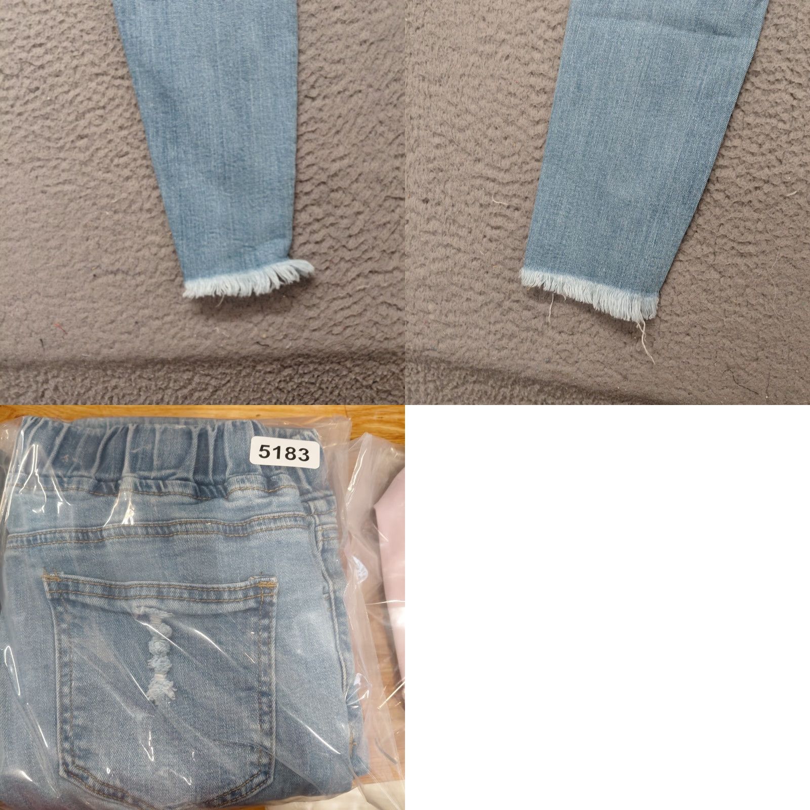 Shein Shein Drawstring Jeans Women’s Sz. 28 Blue Denim Ripped Soft Waist Comfortable Size 28" / US 6 / IT 42 - 9 Thumbnail