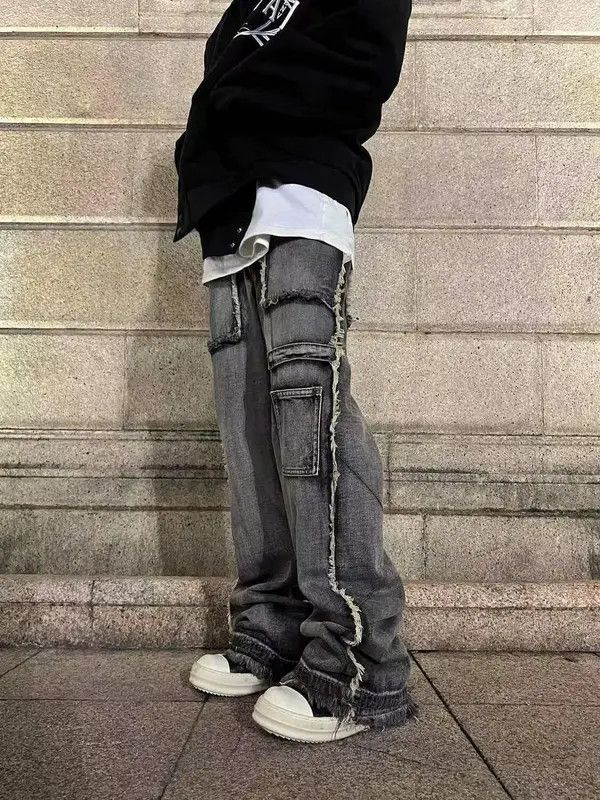 Jean Kanako x Mirai Vintage patchwork baggy hip hop Y2K jeans Size US 32 / EU 48 - 6 Thumbnail