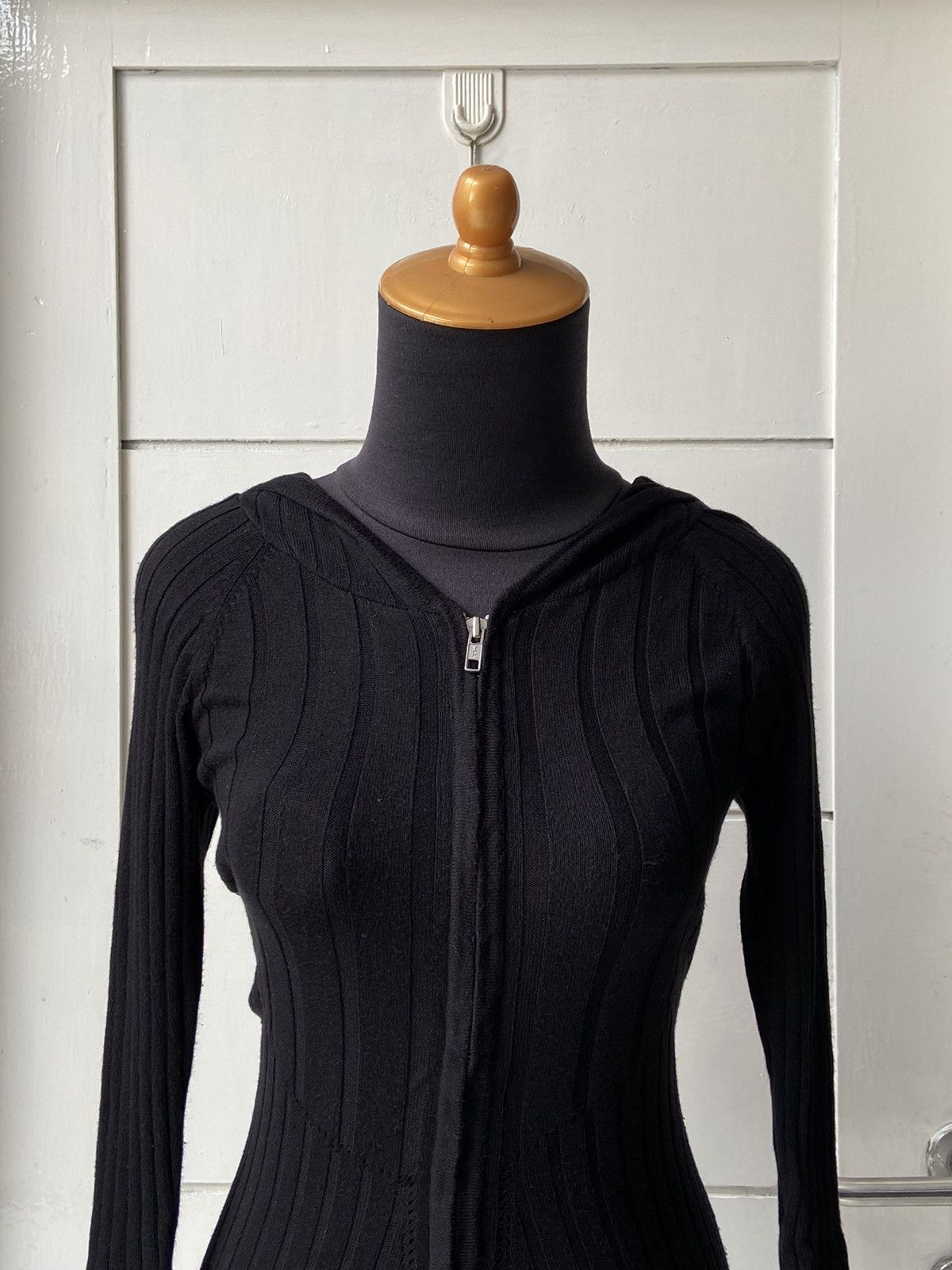 Tornado Mart TORNADO MART Black Knit Jacket Size US XS / EU 42 / 0 - 2 Thumbnail