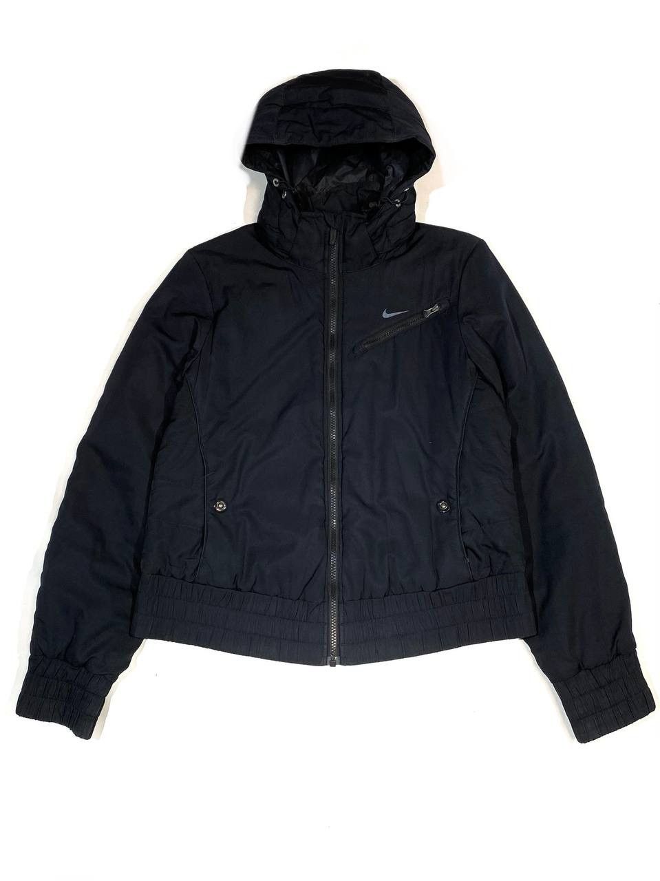 Nike × Vintage Nike Vintage Full Black Jacket Size M / US 6-8 / IT 42-44 - 1 Thumbnail