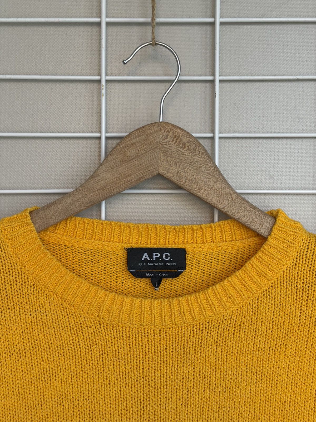 A.P.C. A.P.C. Knit Sweater Mens Size L Crew Neck Colorful Jumper Size US L / EU 52-54 / 3 - 9 Thumbnail