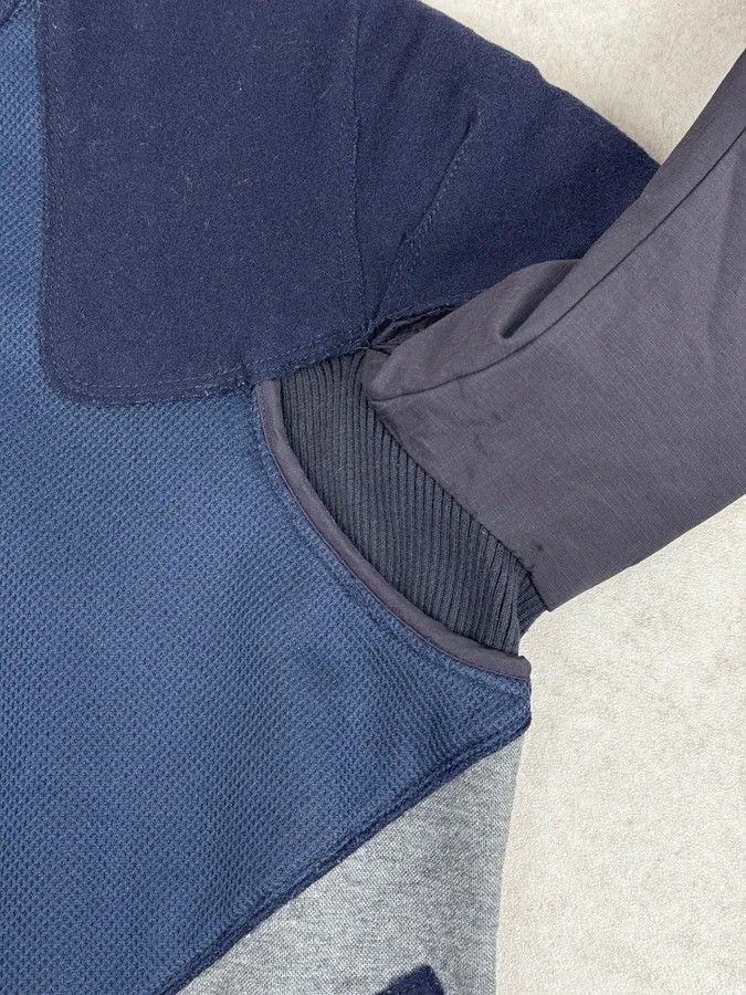 Marithe + Francois Girbaud AW2007 Marithé + François Girbaud Navy Technical Padded Bomber Jacket Size US M / EU 48-50 / 2 - 12 Thumbnail