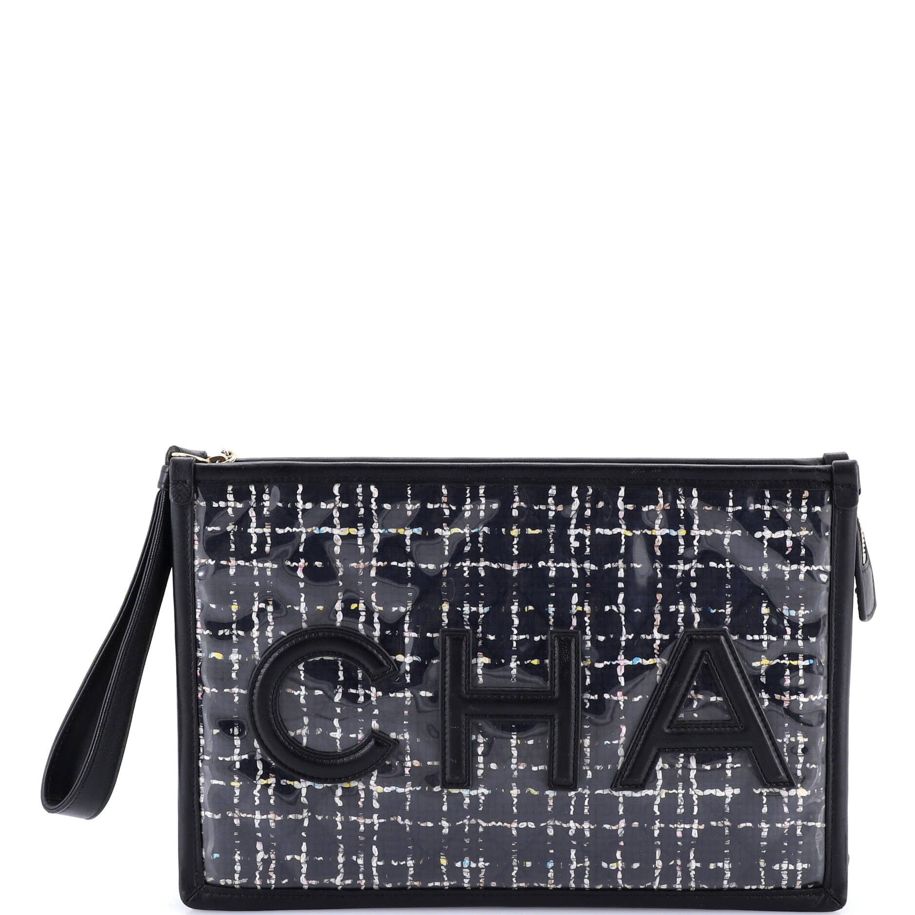 Chanel Logo Wristlet Clutch Size ONE SIZE - 1 Thumbnail