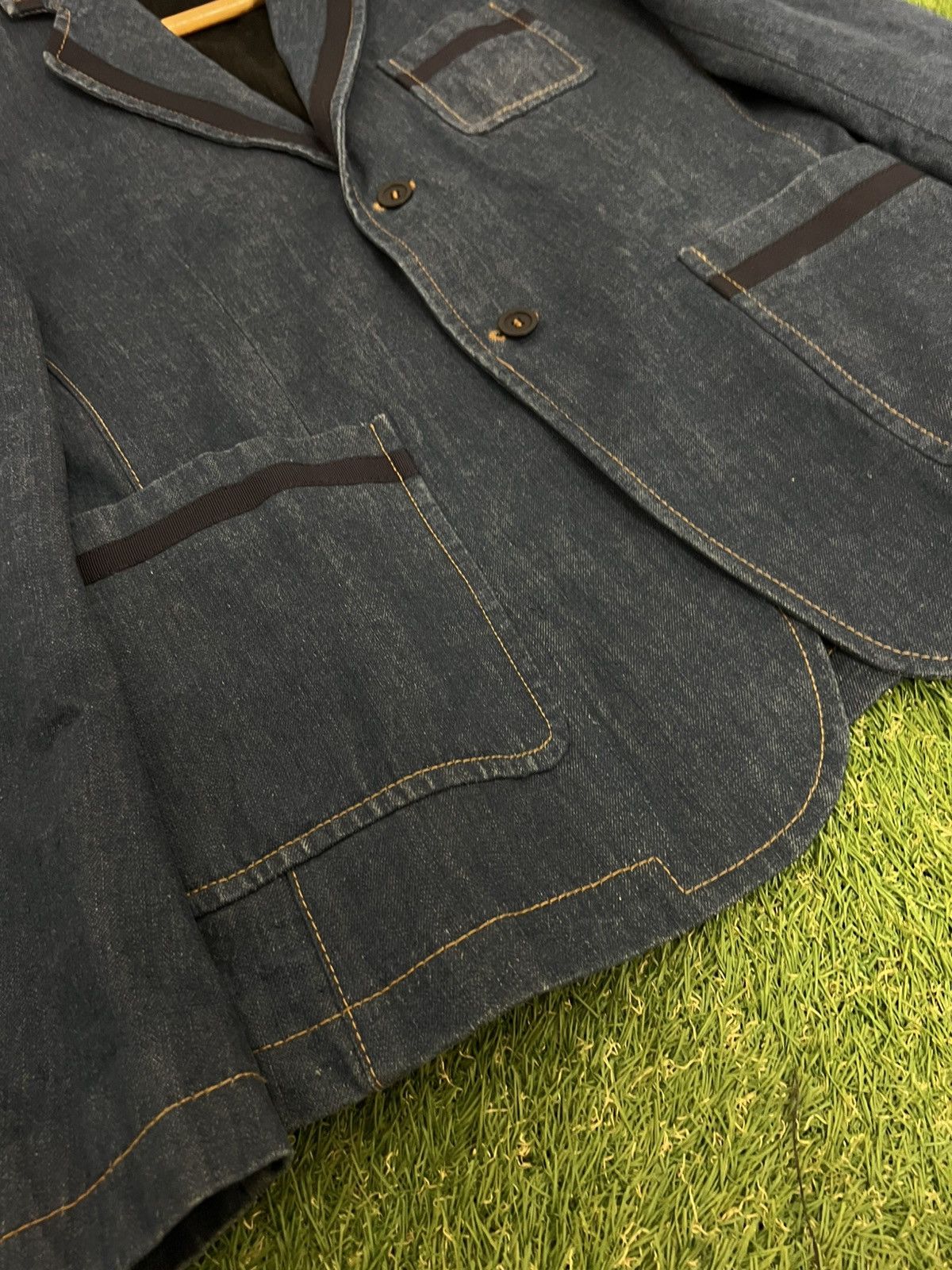 Alexander McQueen Sample Alexander McQueen Denim Jacket Blazer Y2k Luxury Size US L / EU 52-54 / 3 - 8 Thumbnail