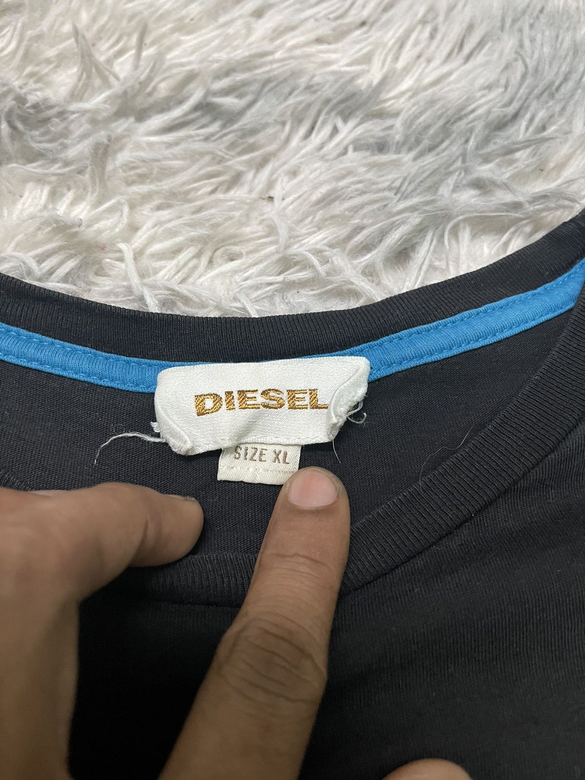 Diesel Y2K DIESEL LONG SLEEVE T SHIRT RARE DESIGN Size US XL / EU 56 / 4 - 10 Thumbnail