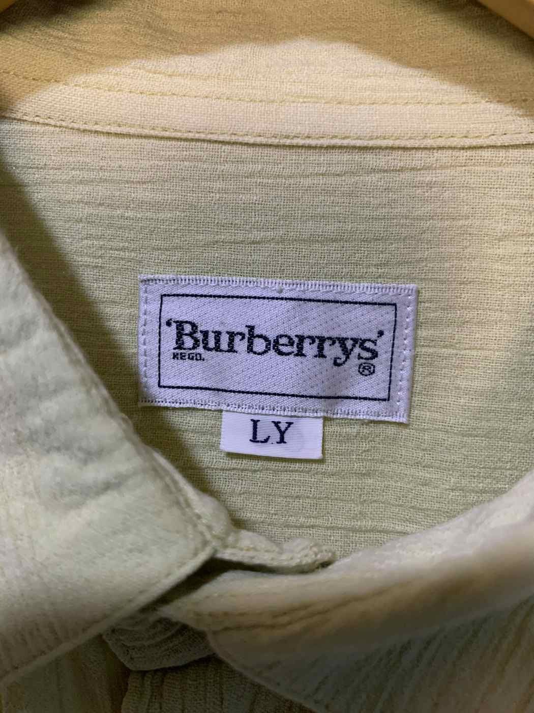 Burberry × Vintage Vintage burberrys pleated shirt Size US XL / EU 56 / 4 - 13 Thumbnail