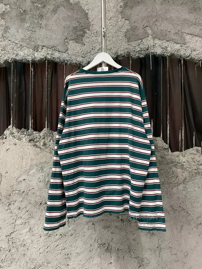 Miu Miu Miu Miu Size M Striped logo destroys long sleeves Size M / US 6-8 / IT 42-44 - 2 Thumbnail