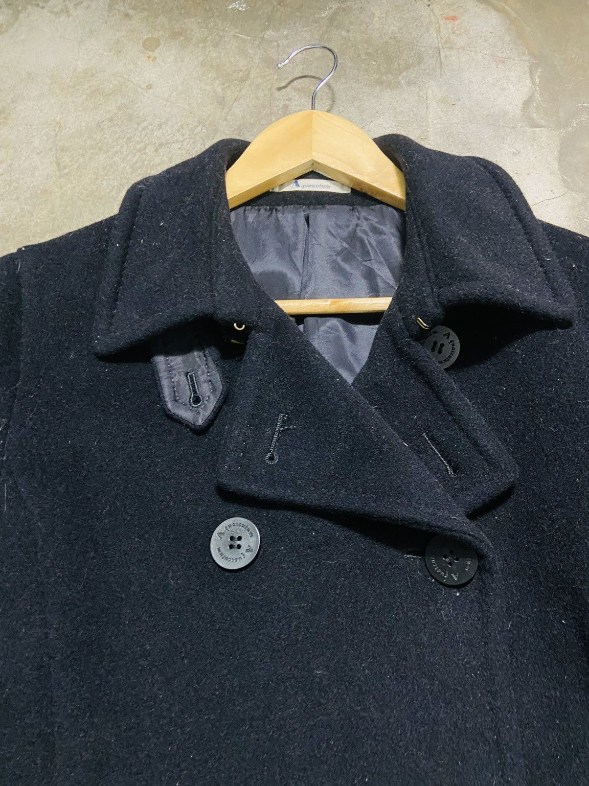 Aquascutum Double Breasted Wool Jacket