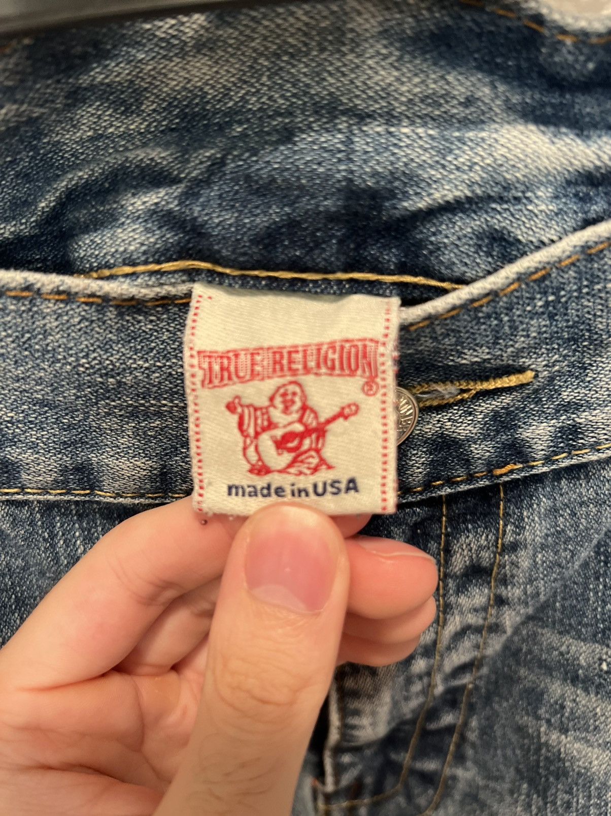 True Religion True Religion Embroidered Back Pocket Jeans Size US 38 / EU 54 - 10 Thumbnail