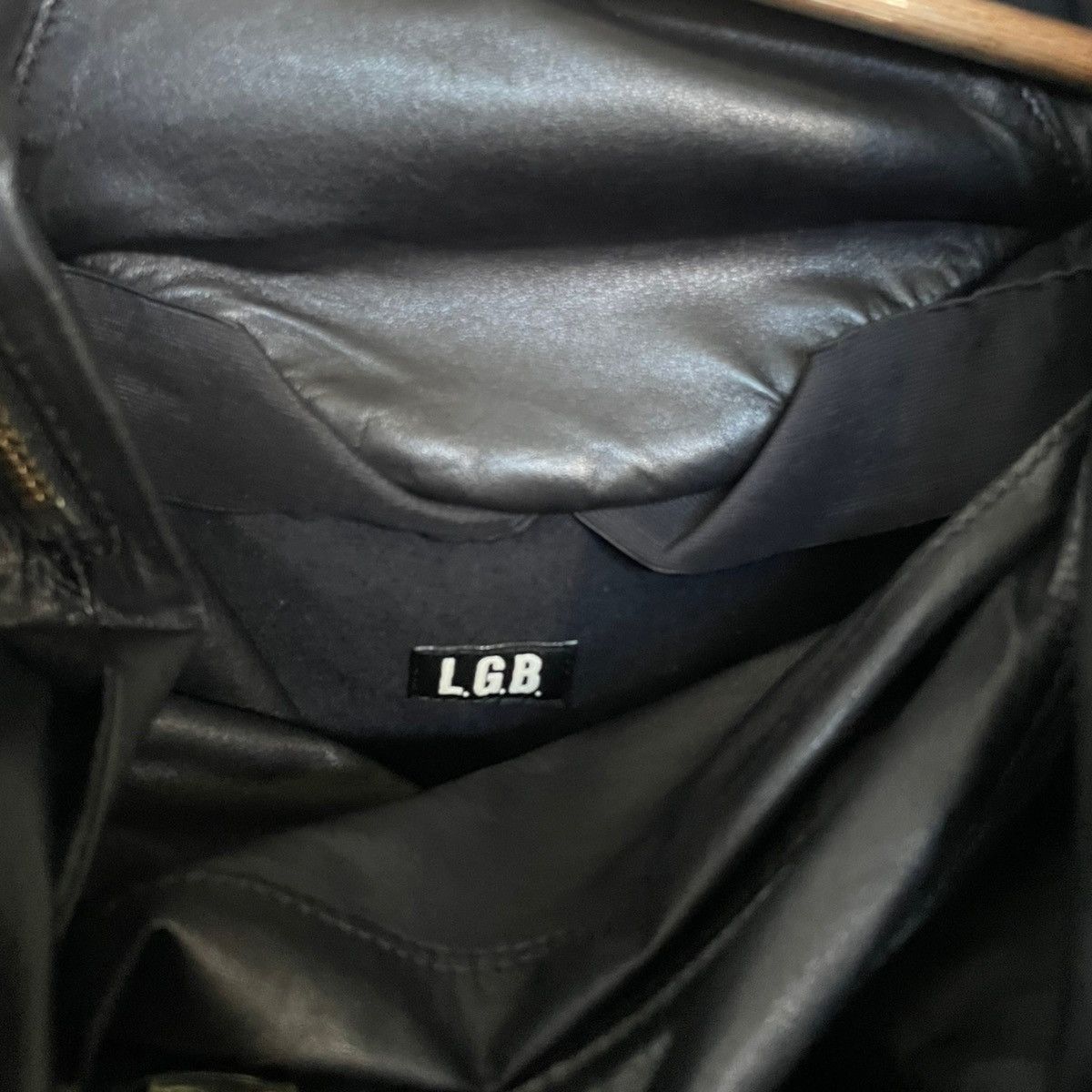 ジャケット・アウター 00s archive L.G.B. BONO15 leather jacket 00s アーカイブ エルジービー BONO15 leather jacket