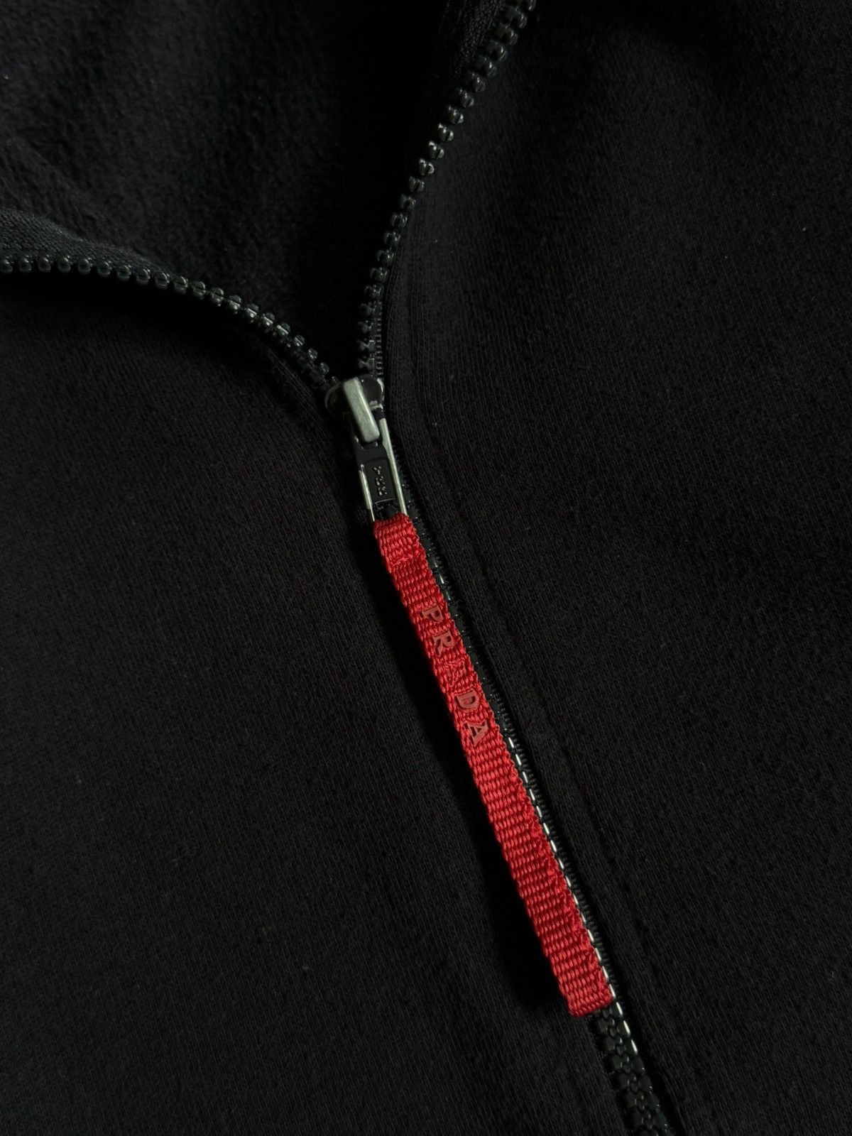 Prada Vintage Navy Prada Red Tab Zip Jacket Size US M / EU 48-50 / 2 - 7 Thumbnail