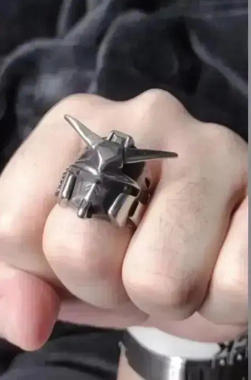 Other Robot Head Ring (Size 7-13) Size ONE SIZE - 2 Thumbnail