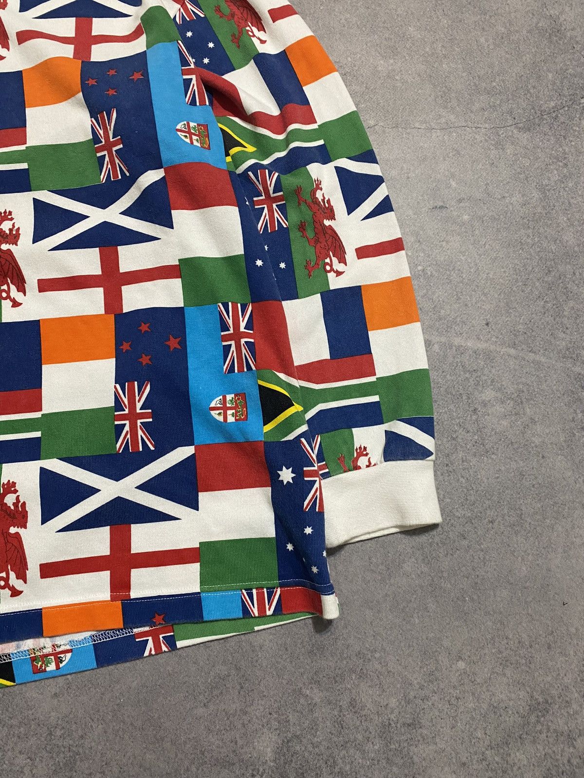 Cotton Traders × Vintage Vintage Cotton Traders Rugby Nations Long Sleeve Size US L / EU 52-54 / 3 - 3 Thumbnail