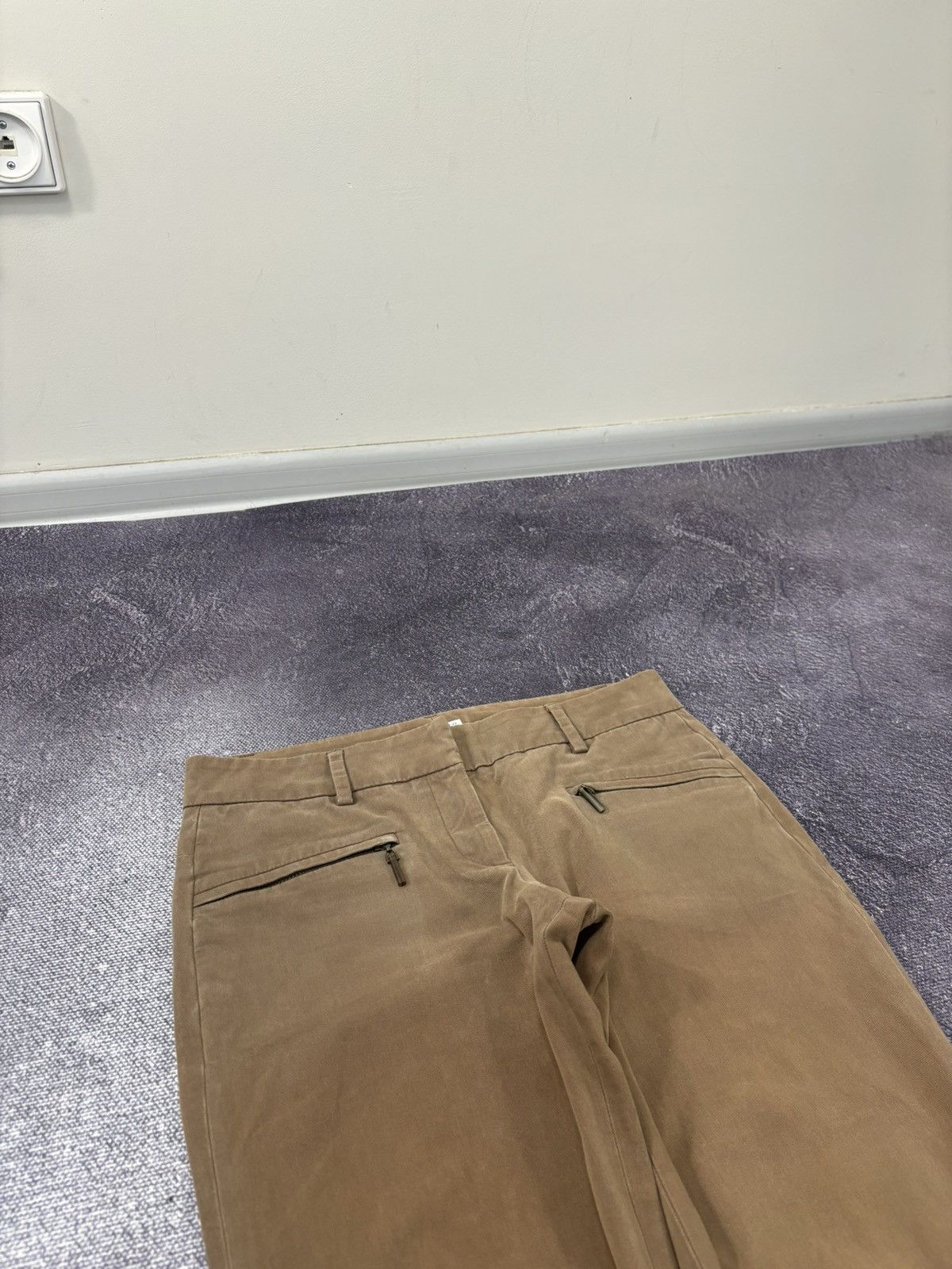 Brunello Cucinelli Brunello Cucinelli Women’s Italian Brown Ankle Chino Pants Size 27" / US 4 / IT 40 - 6 Thumbnail