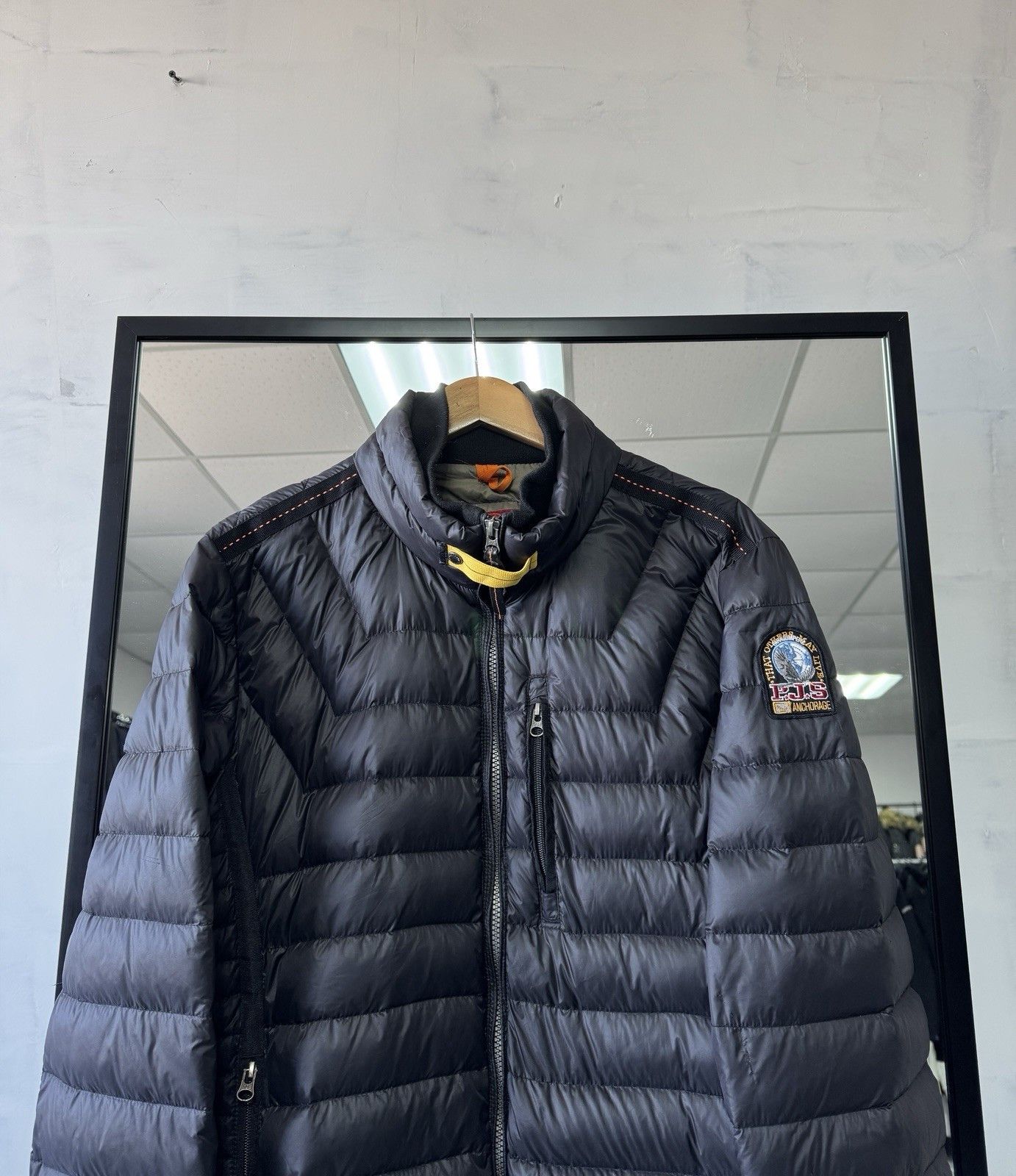 Parajumpers Parajumpers UGO Light Weight Pudder Down Navy Men's Jacket Size US XXL / EU 58 / 5 - 2 Thumbnail