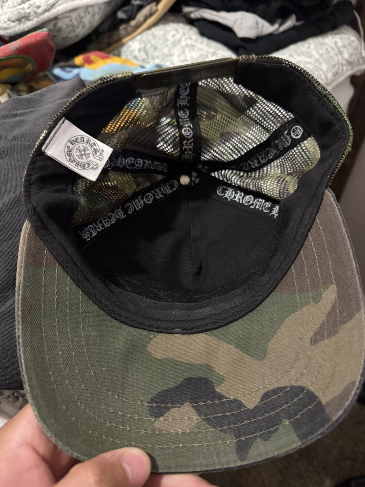 Chrome Hearts Vintage camo multi star chrome hearts trucker Size ONE SIZE - 2 Thumbnail