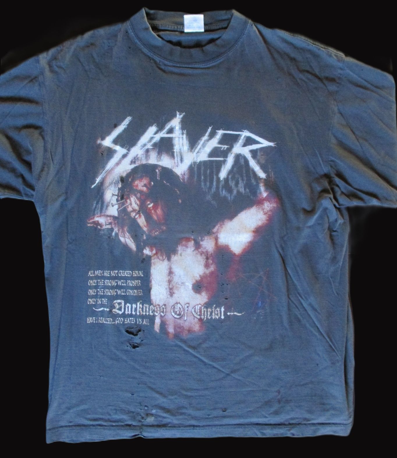 Slayer Slayer Rare Vintage God Hates Us All Darkness of Christ 