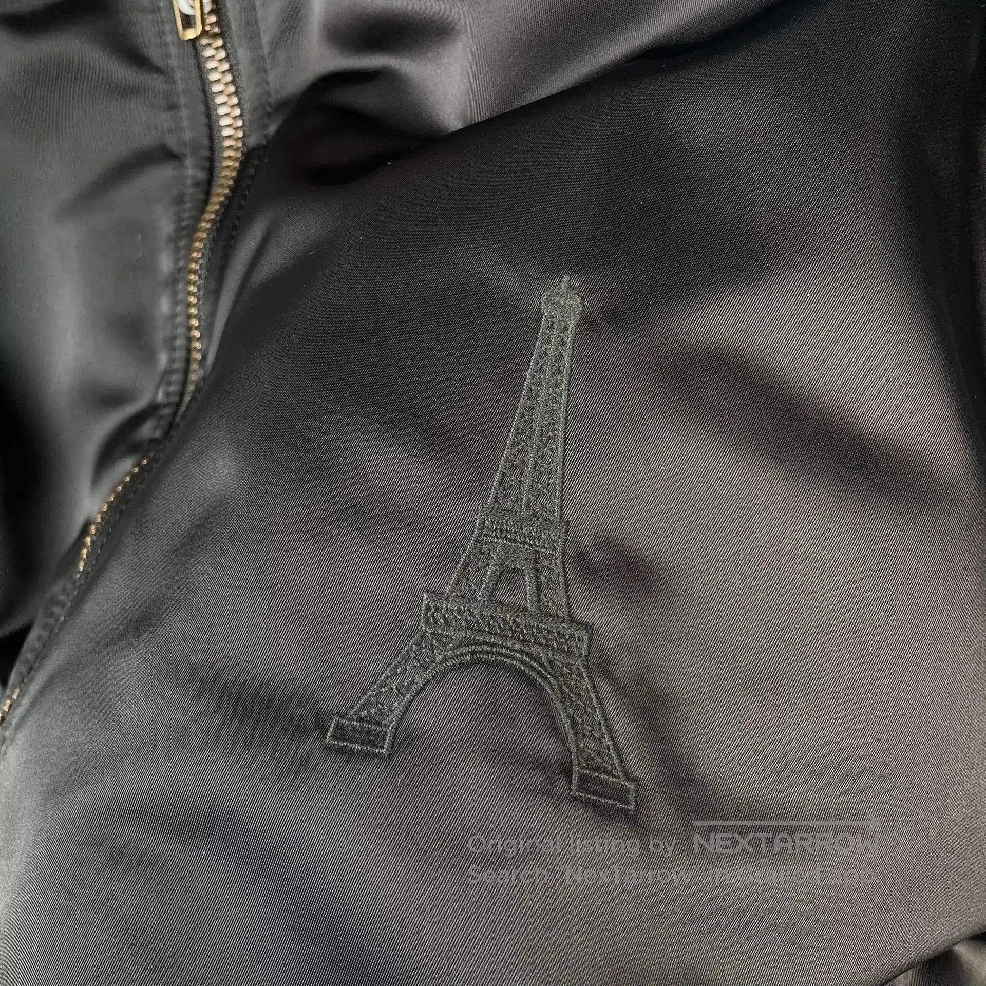 Balenciaga Black Bomber Jacket with Zip Front and Pockets. Size US M / EU 48-50 / 2 - 9 Thumbnail