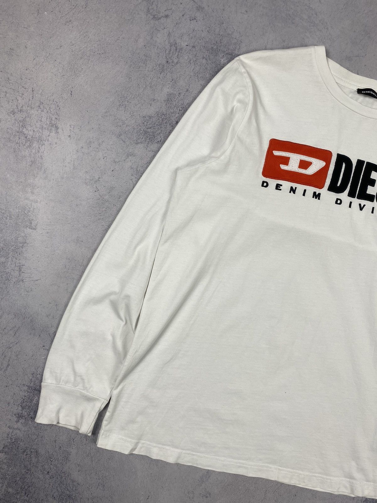 Diesel × Vintage Diesel Big Logo Long Sleeve Streetwear Vintage SK8 Y2K Size US M / EU 48-50 / 2 - 3 Thumbnail
