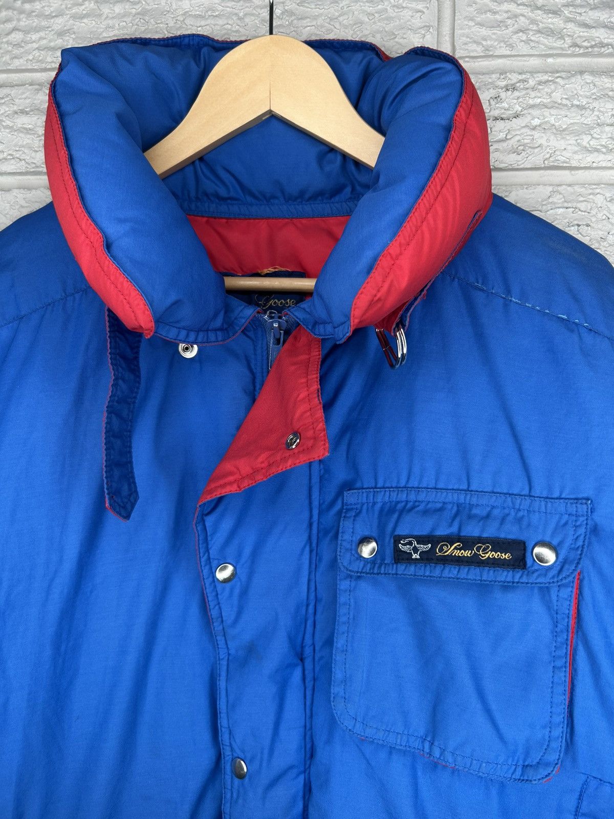 Canada Goose Vintage 80s Canada Goose Snow Goose Down Bomber Jacket Size US M / EU 48-50 / 2 - 3 Thumbnail